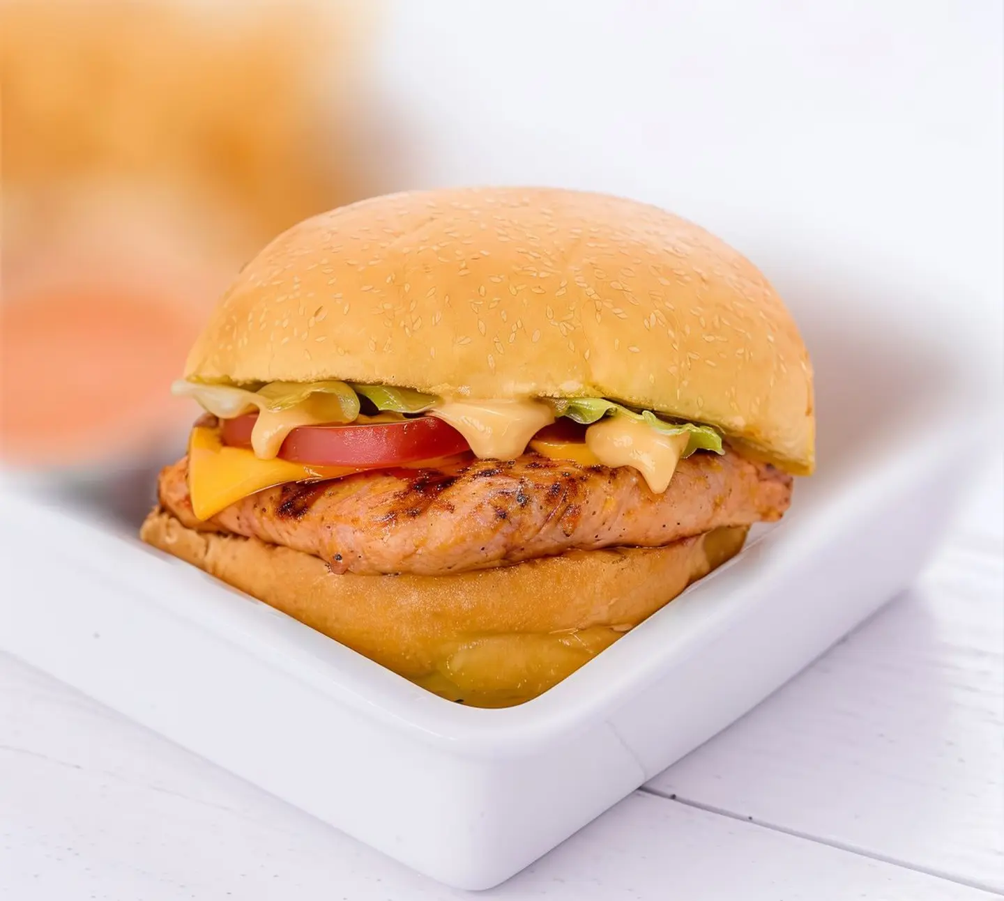Grilled Chicken Burger - 6  Pieces