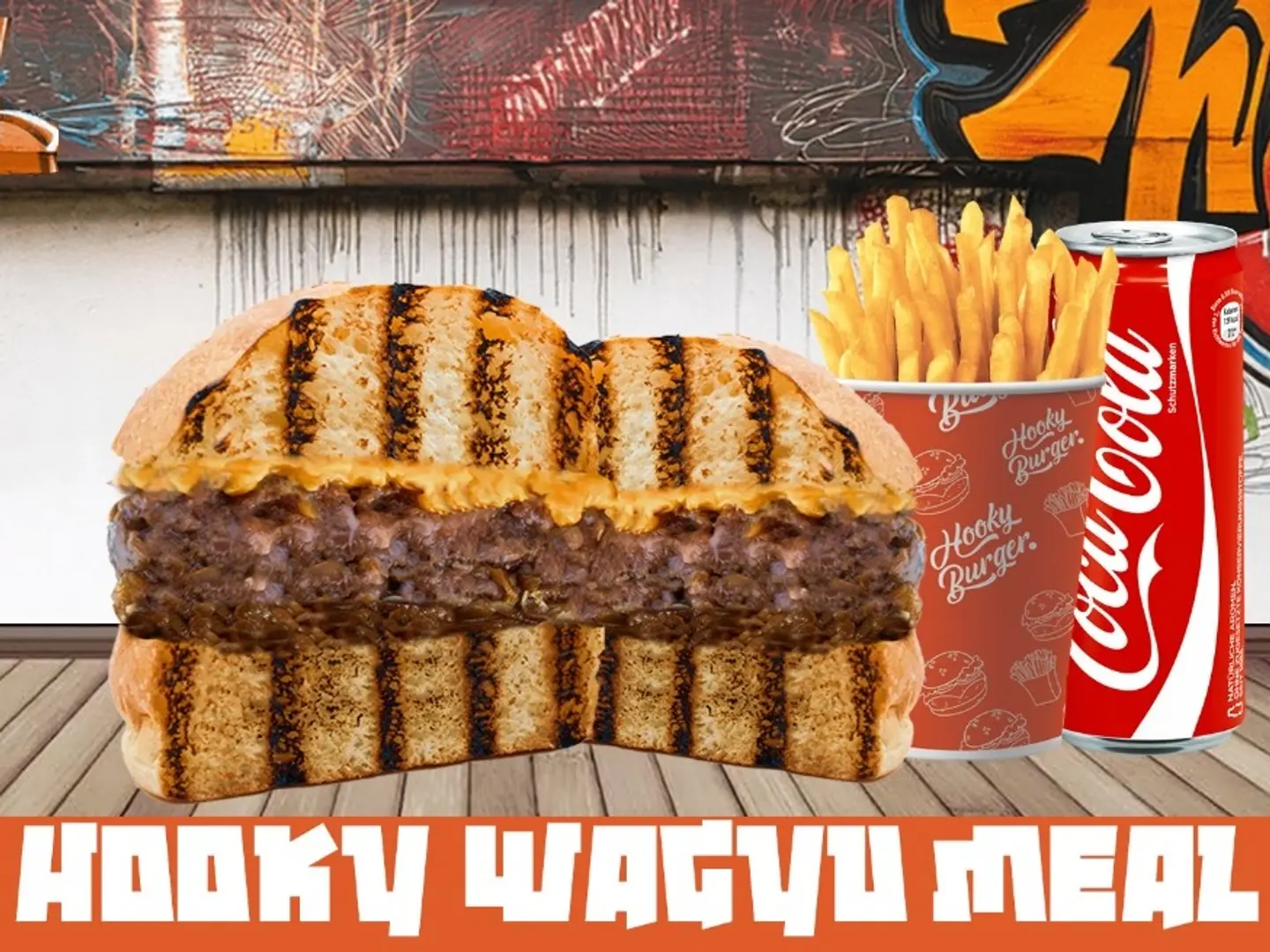 Hooky Wagyu Burger Meal