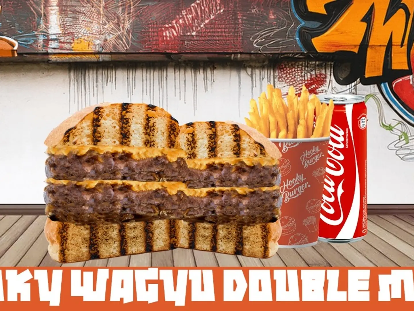 Double Hooky Wagyu Burger Meal