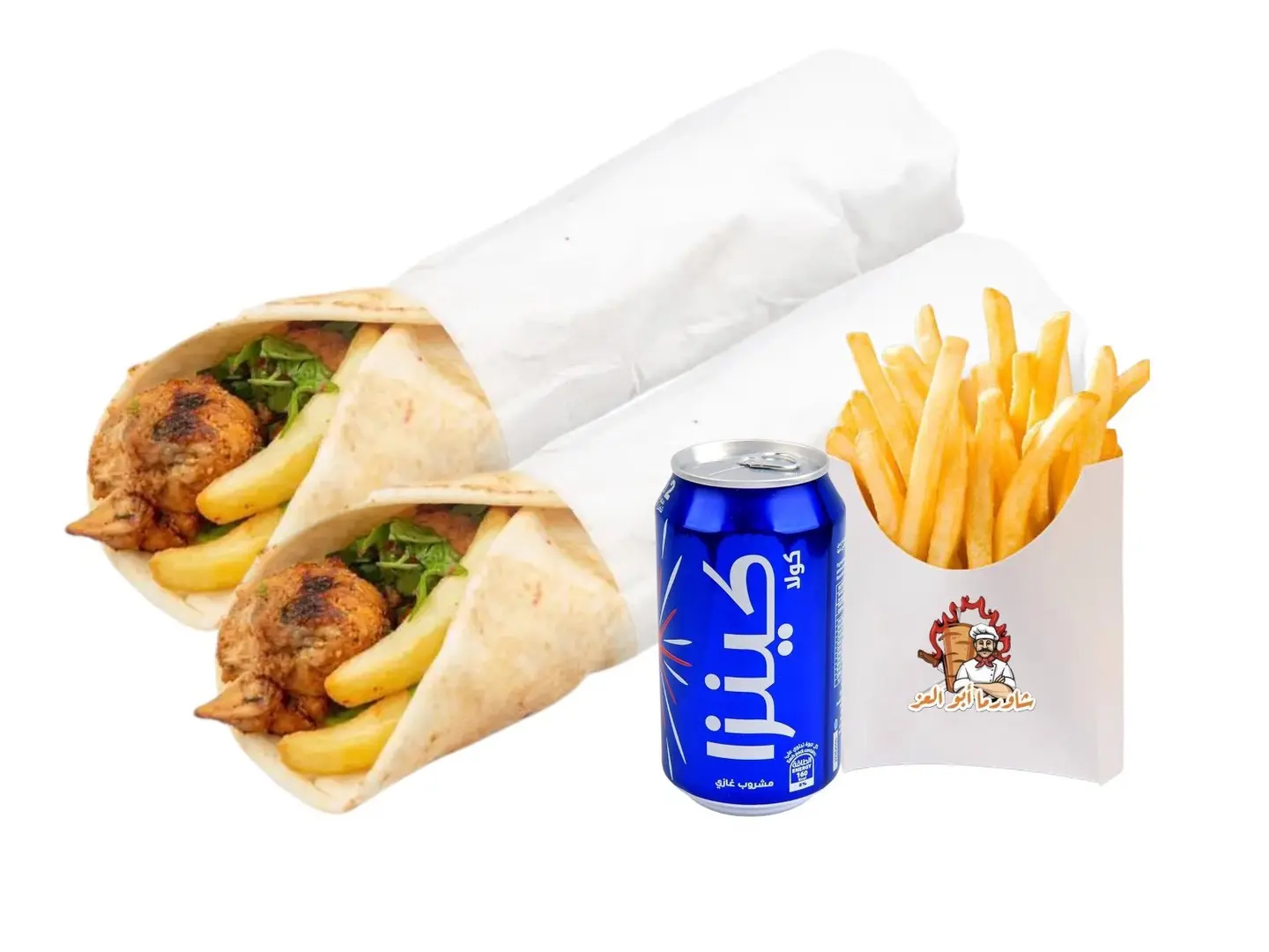 وجبة 2 ساندويتش مشاوي