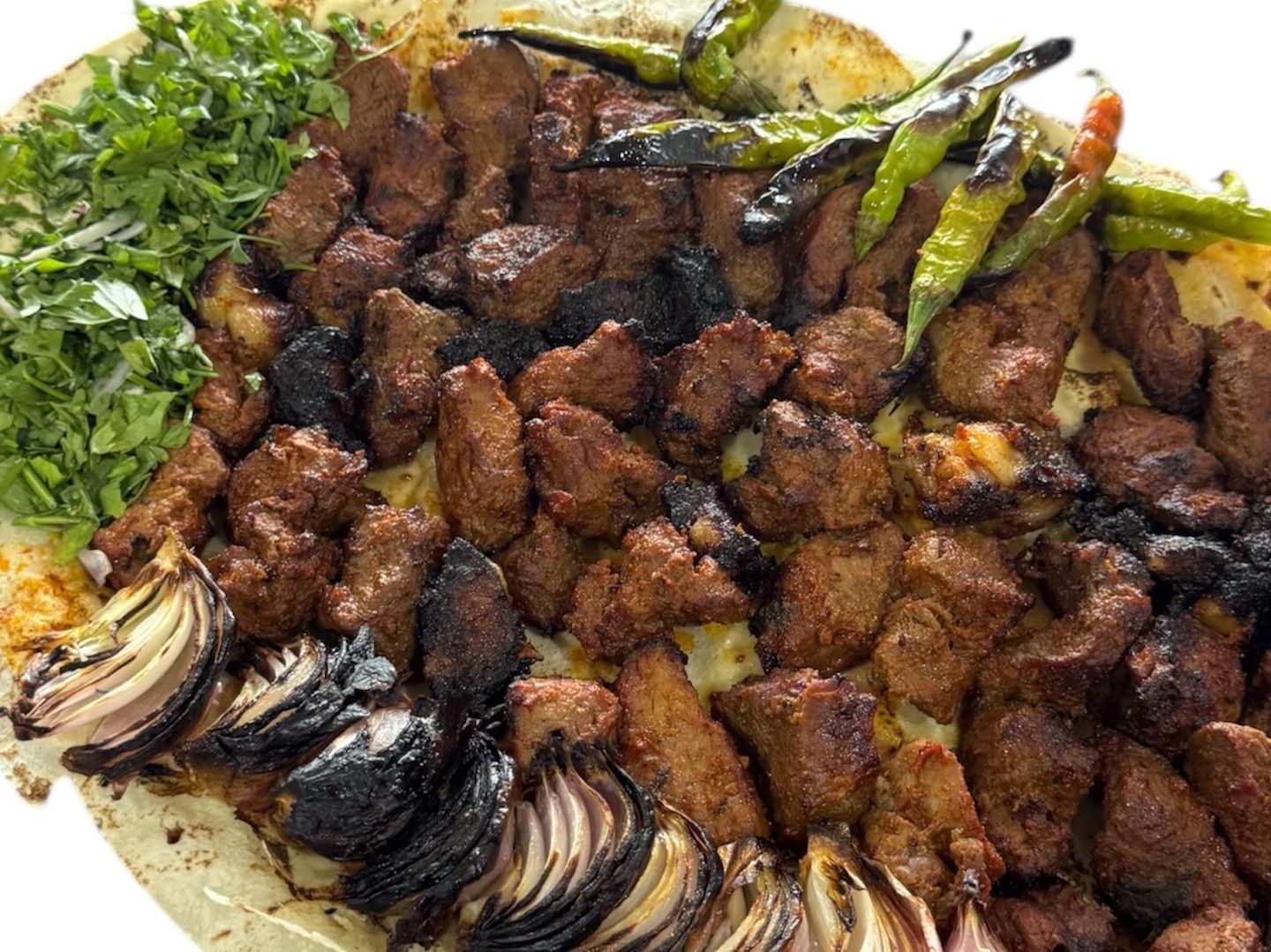 نص كيلو اوصال لحم