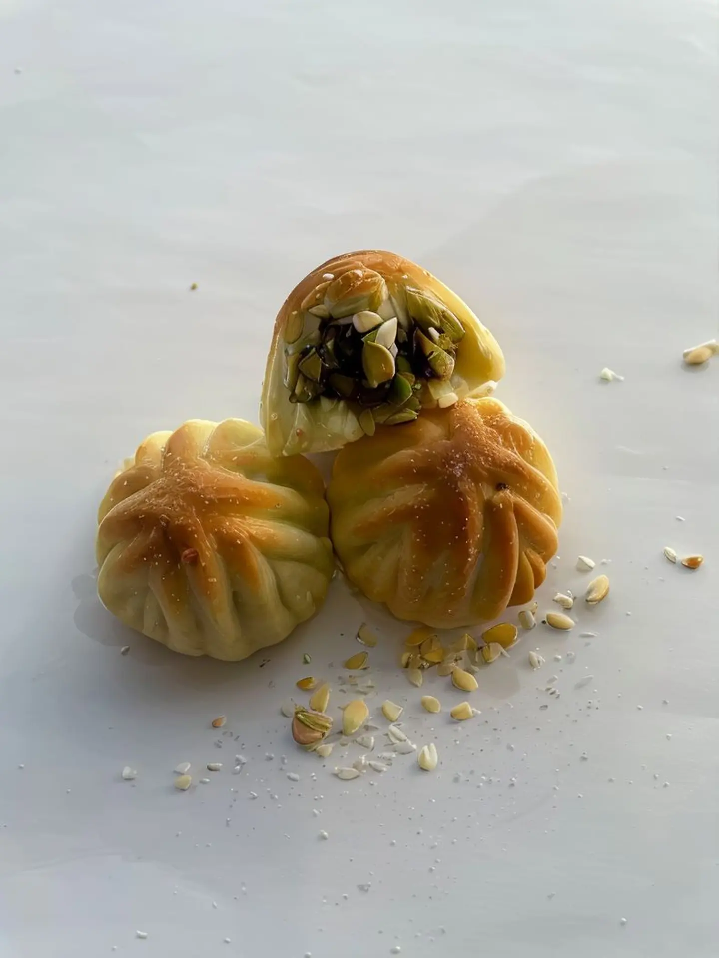 معمول بالفستق الحلبي
