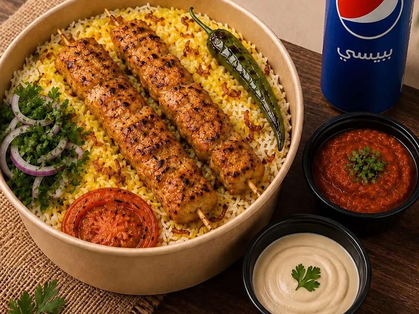 Chicken Kebab Combo