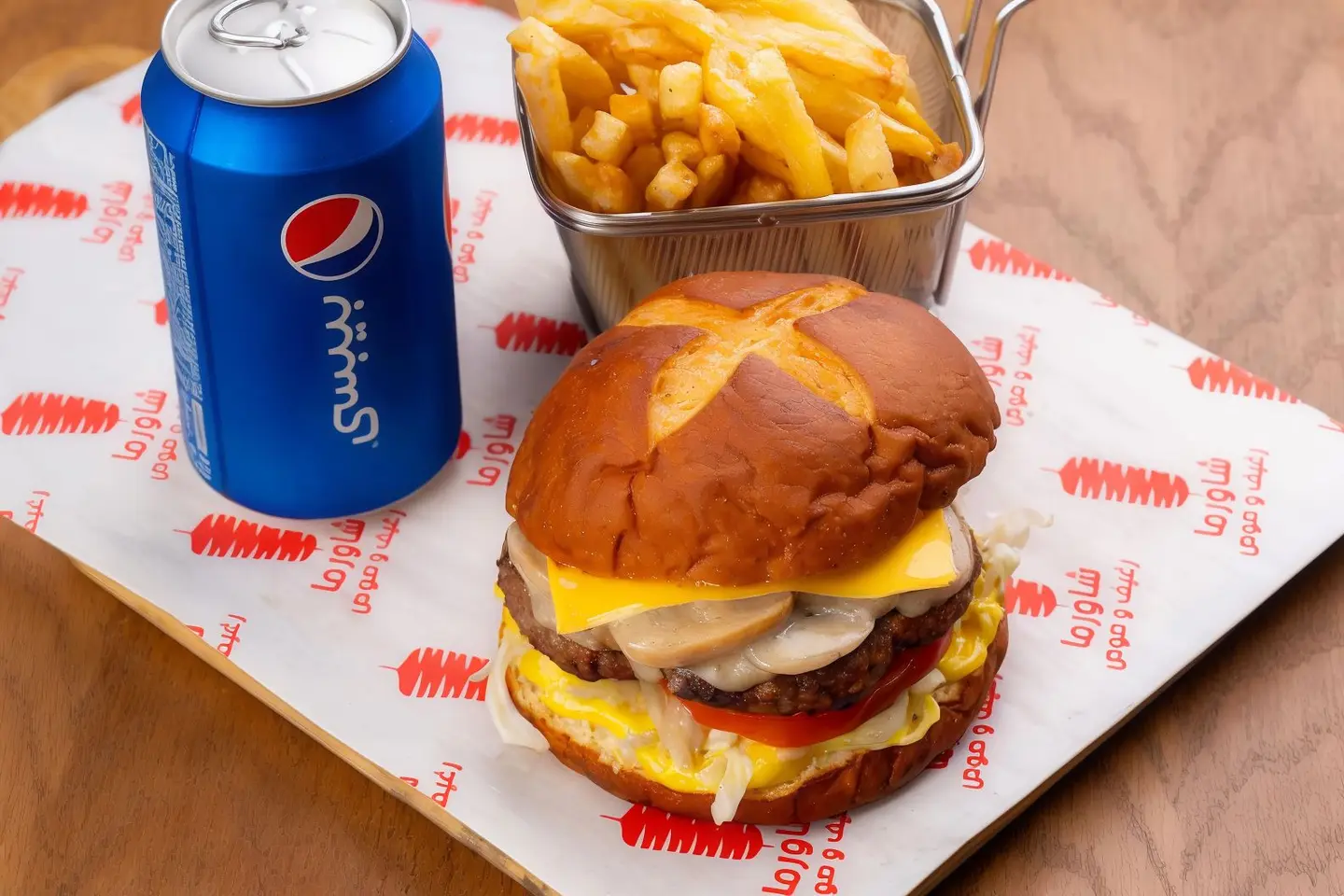 Beef Mashroom Burger