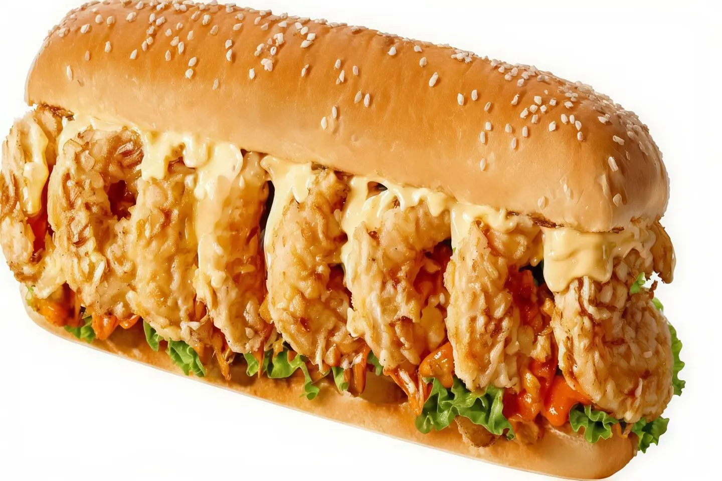 Crispy Shrimp Sandwich