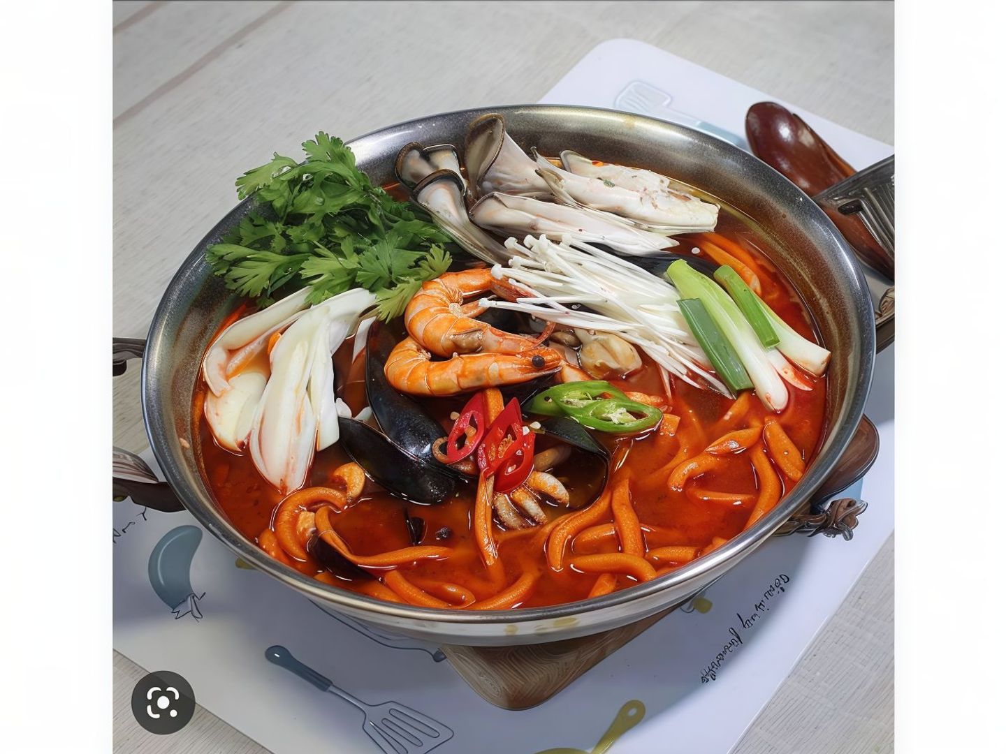 شوربة بحرية حارة
