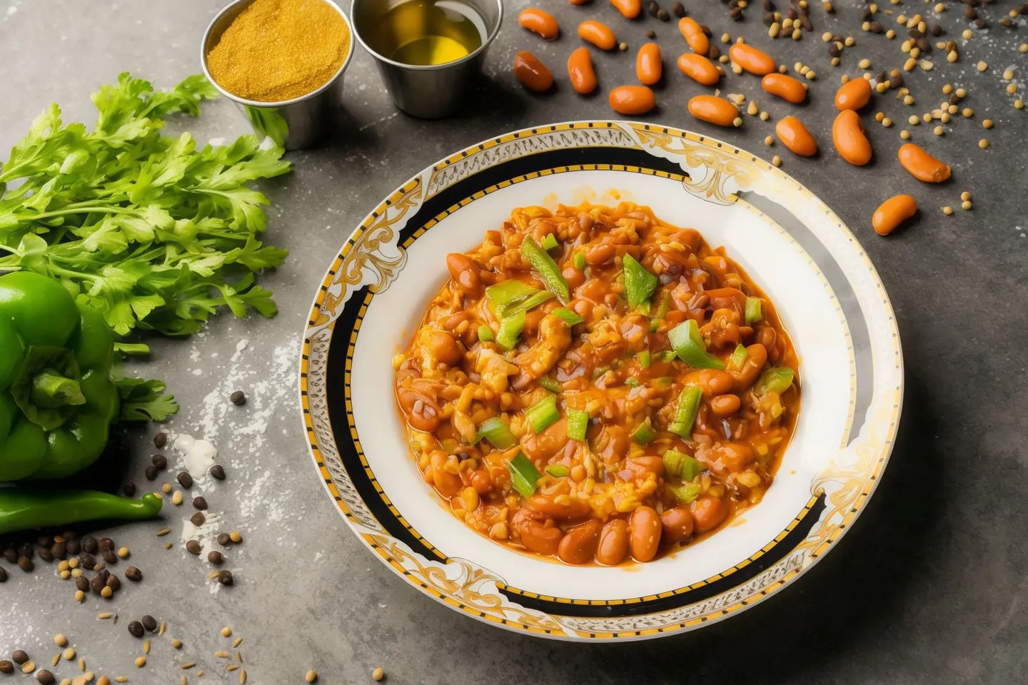 فاصوليا بالتونة