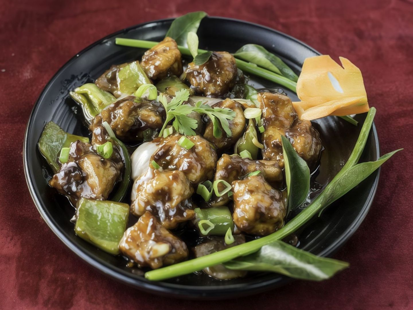 Chicken Manchurian.