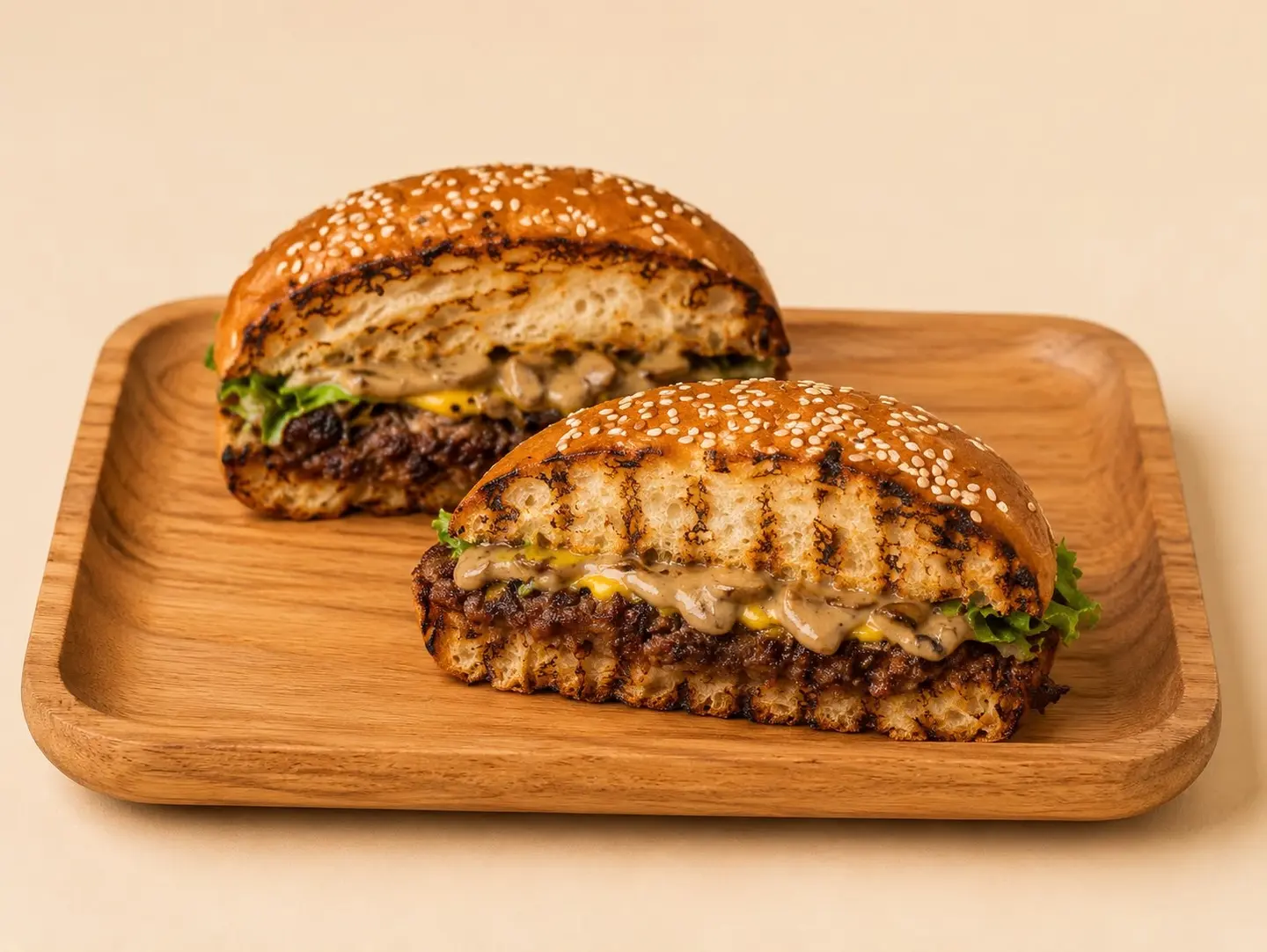 Local Lamb Mushroom Sandwich