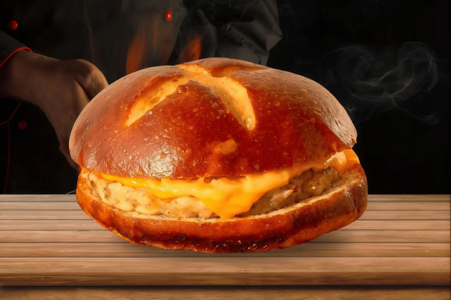 برجر دجاج بلدي