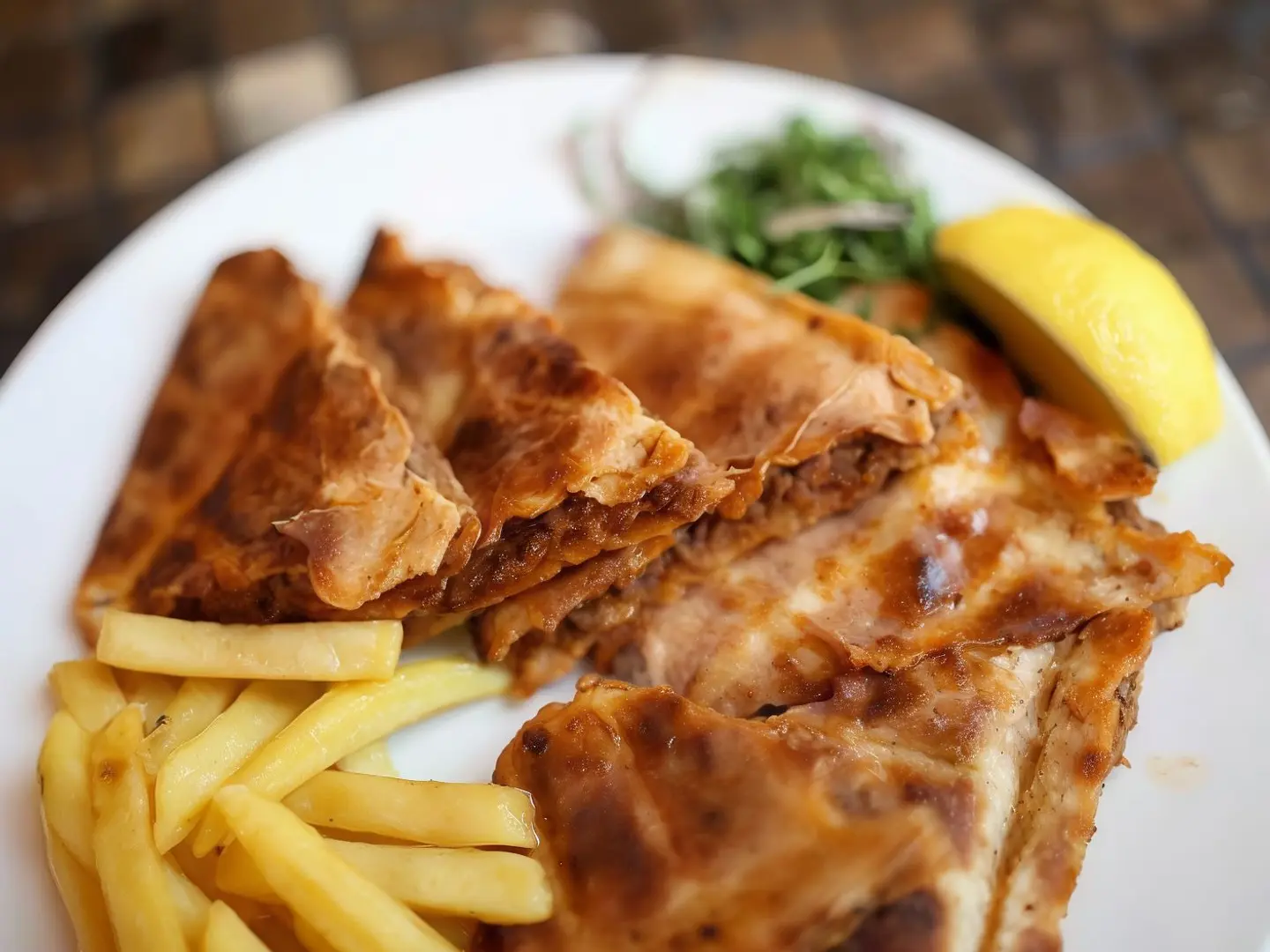 Meat Arais With Cheese