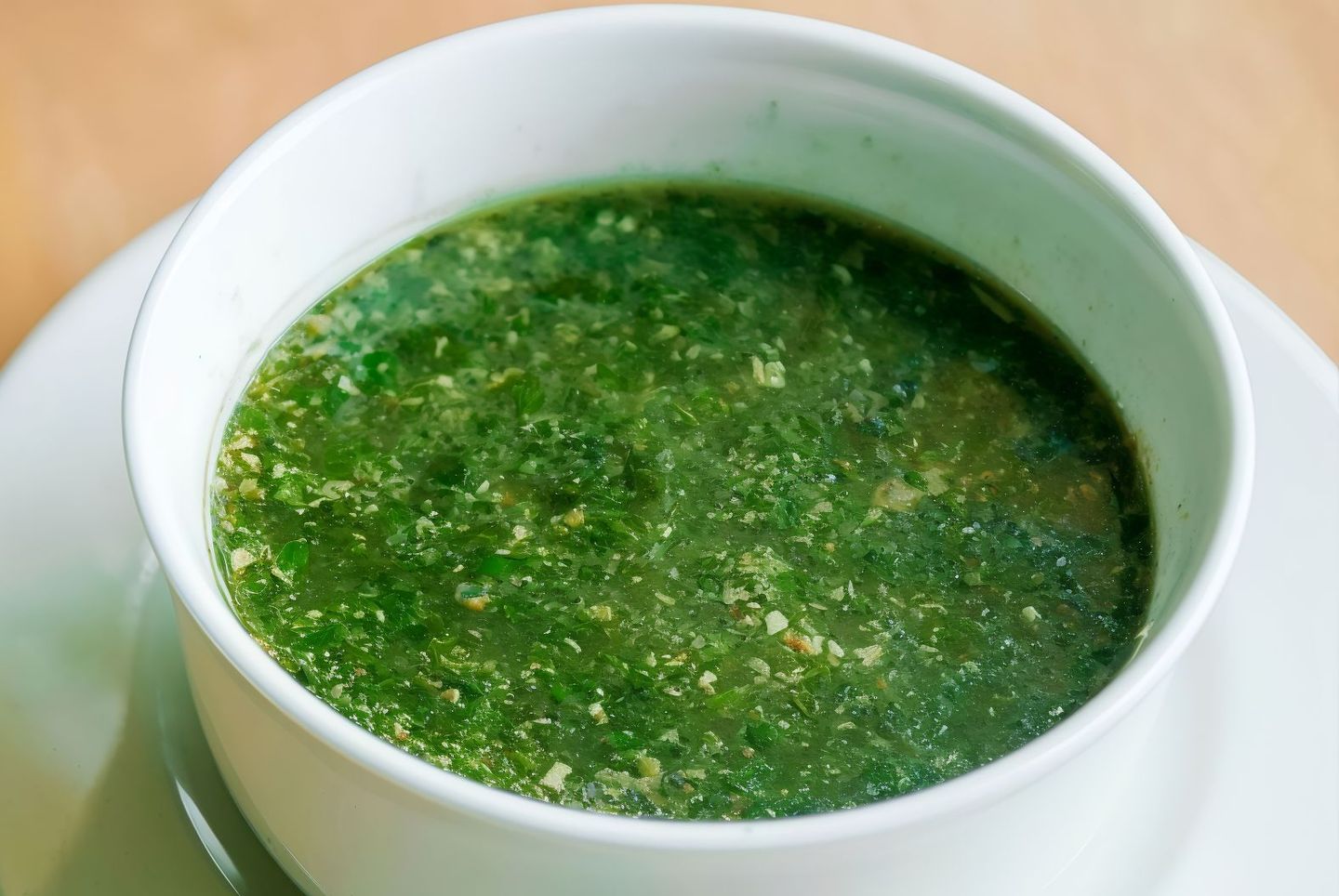 Molokhia With Shrimp. - Plain Molokhia