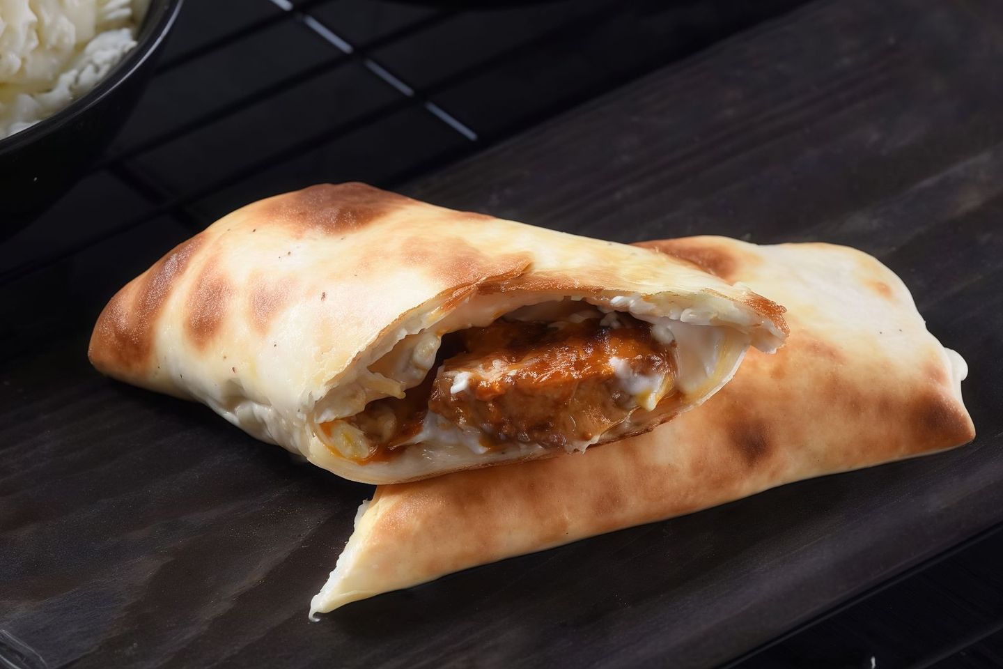 فطيرة أوصال دجاج بالجبنة  - صغير