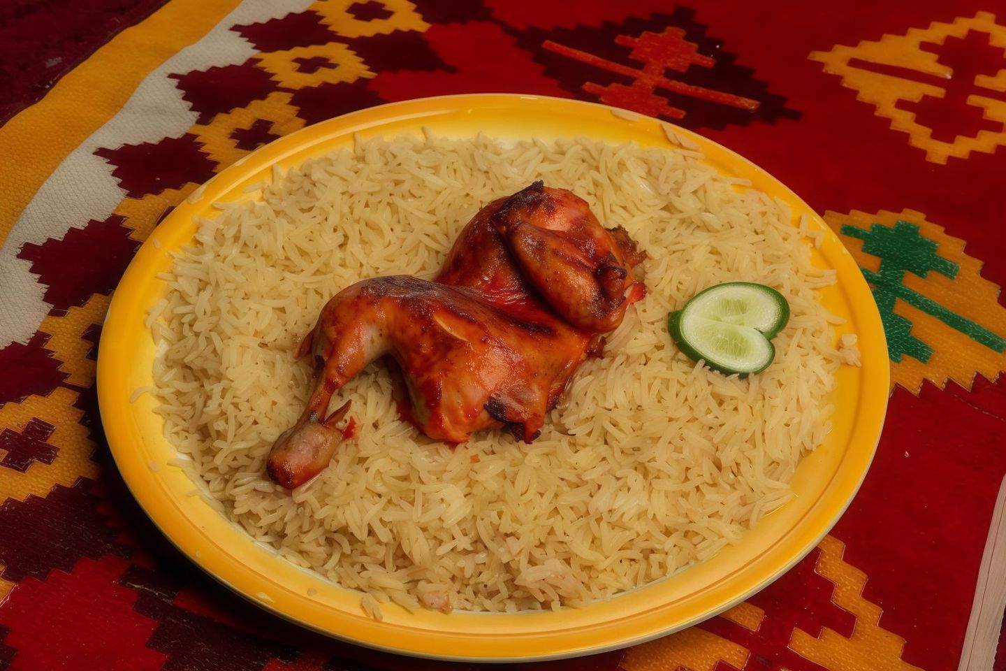 مثلوثة دجاج - ربع دجاج