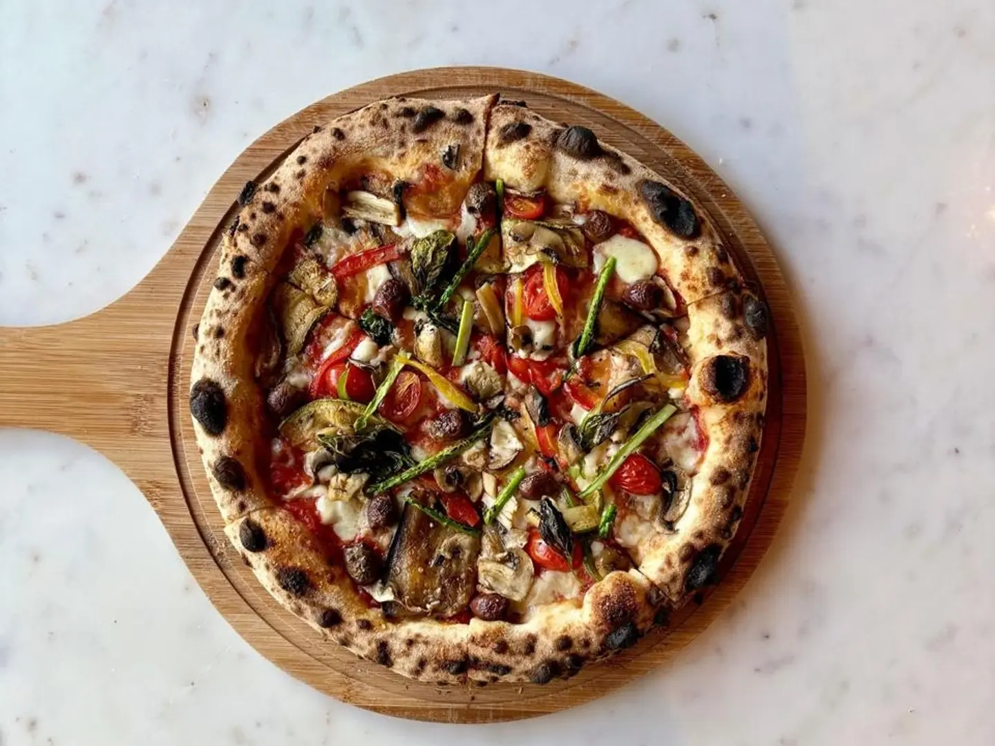 Roasted Vegetables Pizza