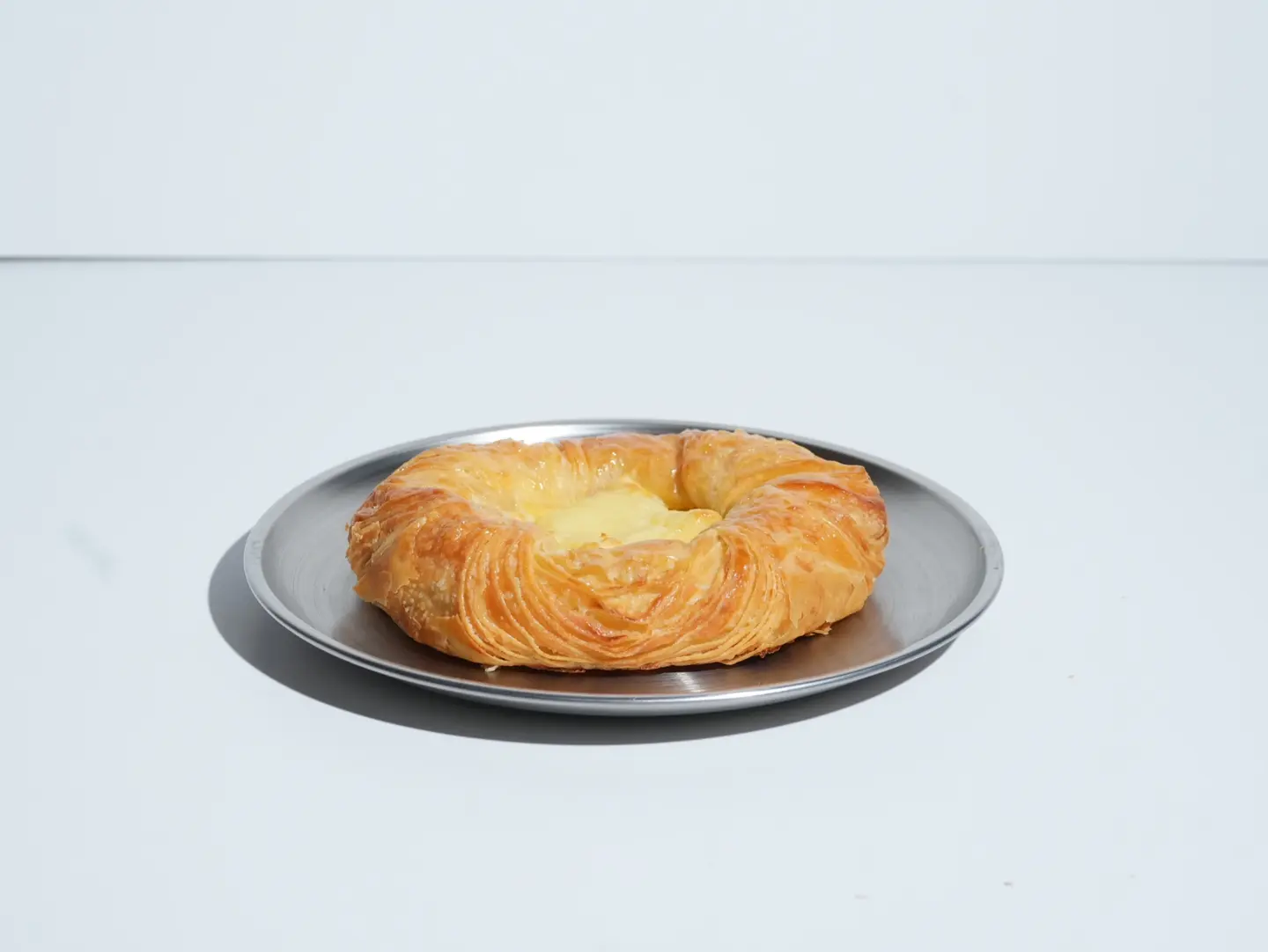 Kiri Cheese Danish With Custard