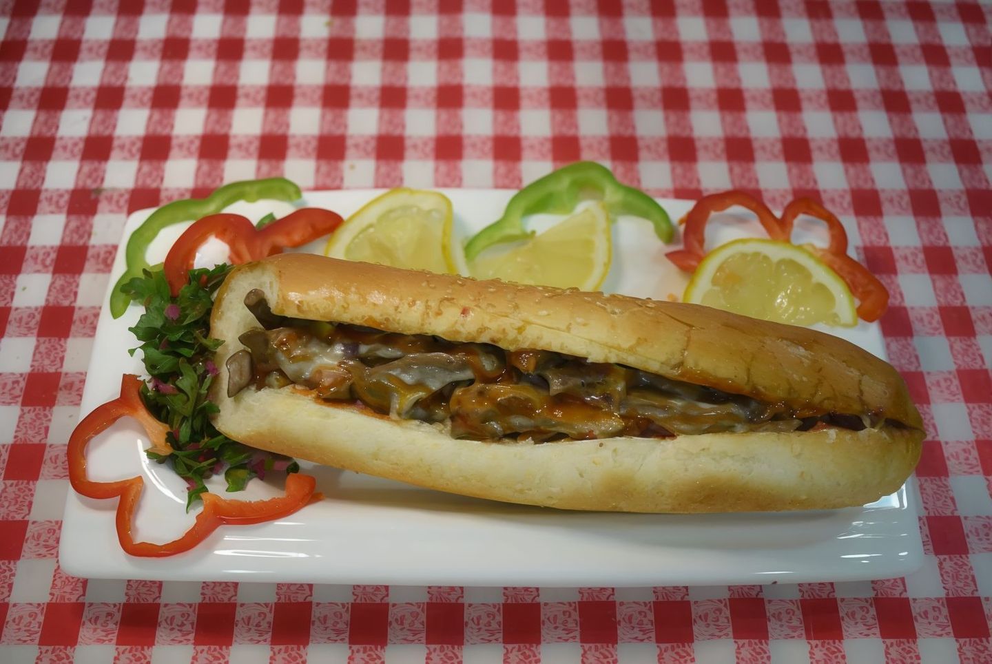 Liver Cheese Sandwich