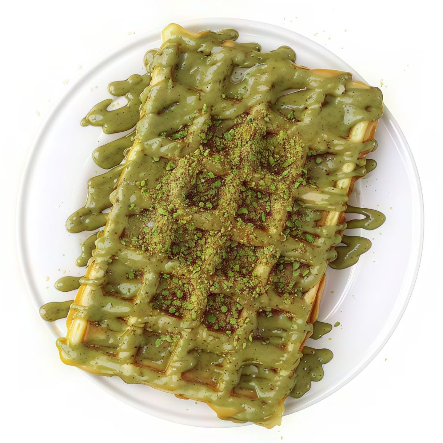 Waffle With Pistachio