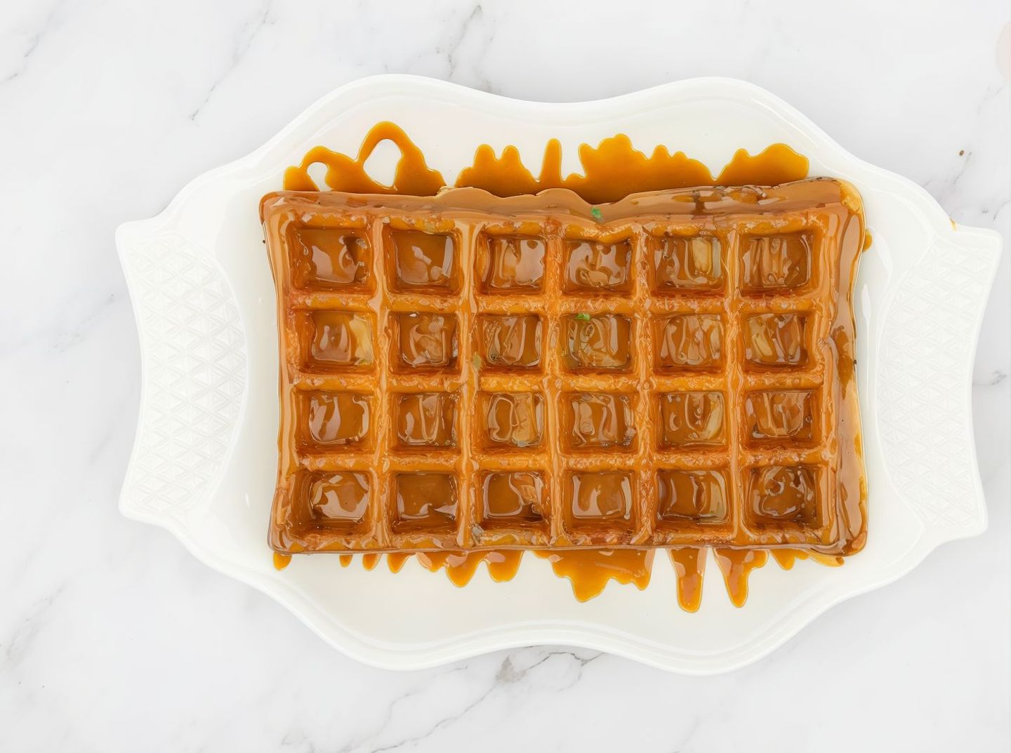 Waffle With Lotus