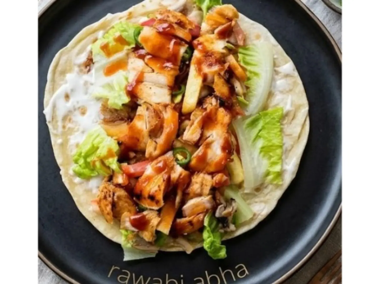 Chicken Shawarma Indian Bread - Shawarma Brota