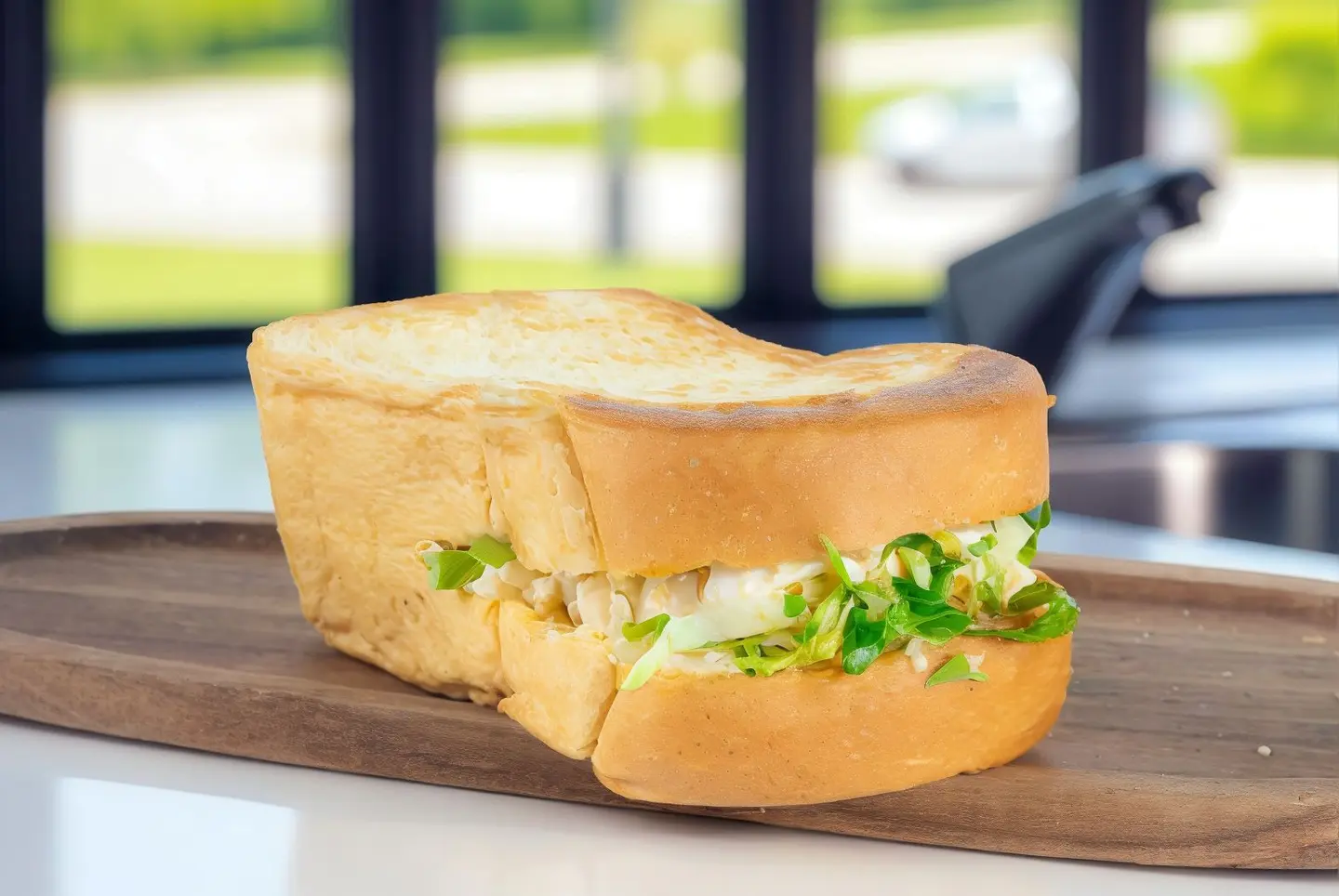 Boiled Egg Brioche Sandwich