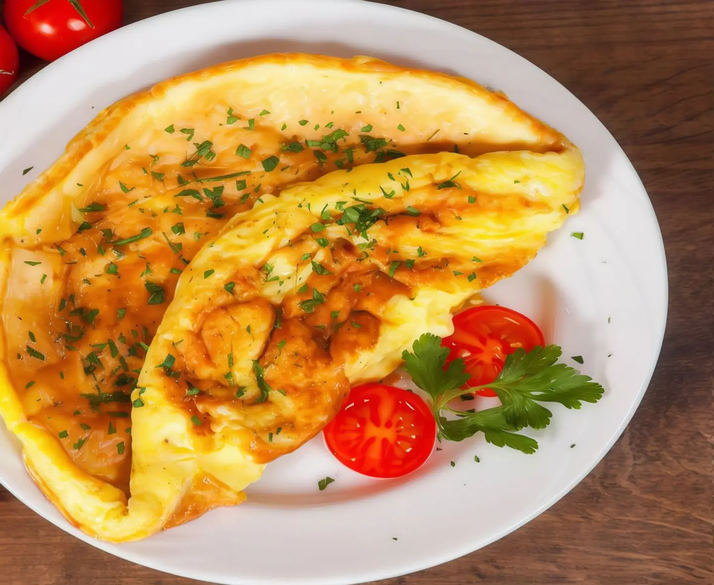 Fried Eggs With Cream Cheese