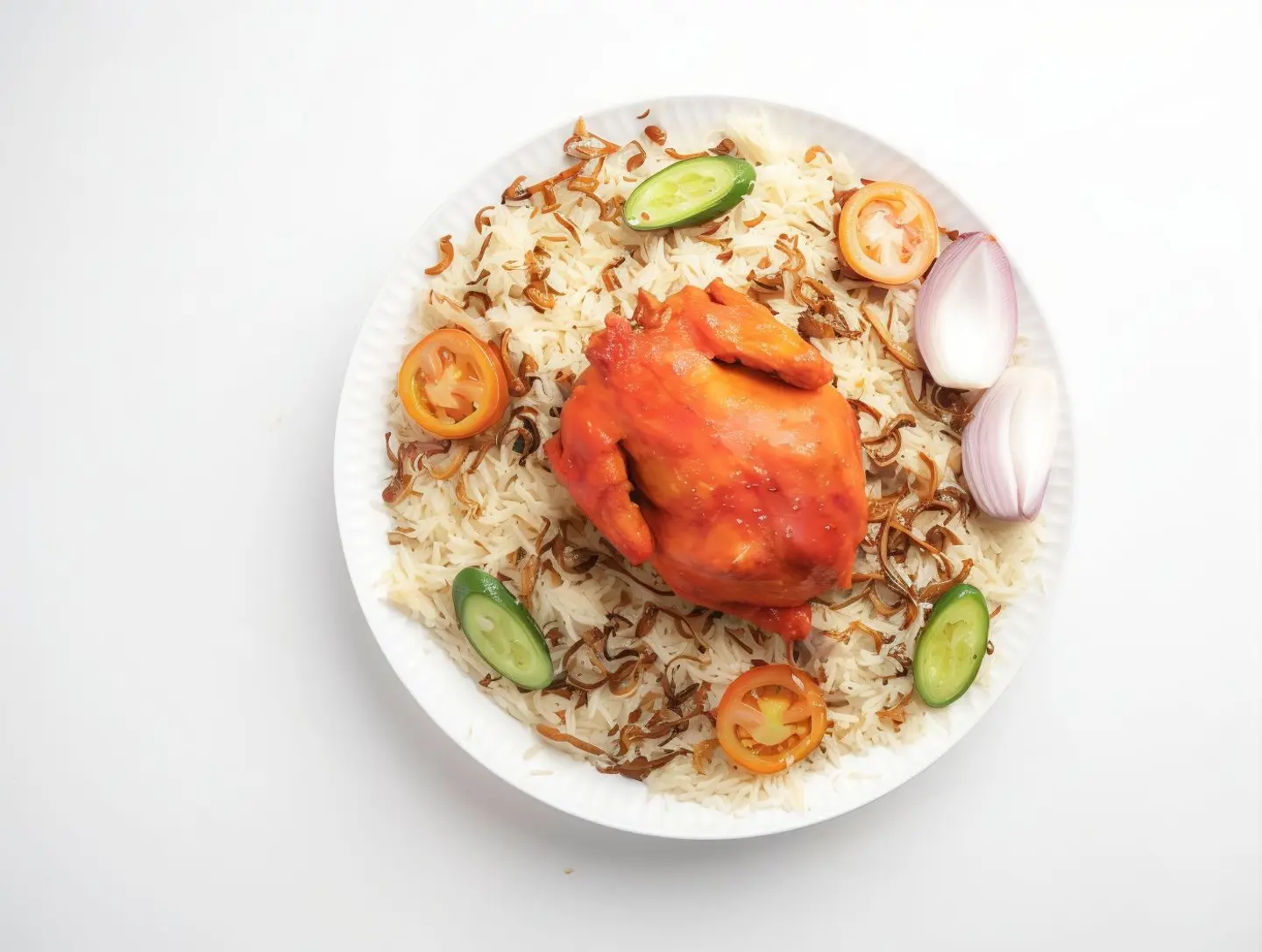 نص حبه دجاج مندي بدون الارز
