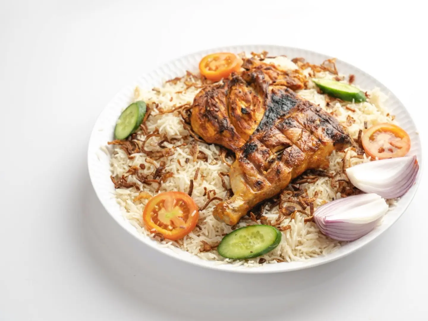 Piece Of Charcoal Grilled With Out Rice