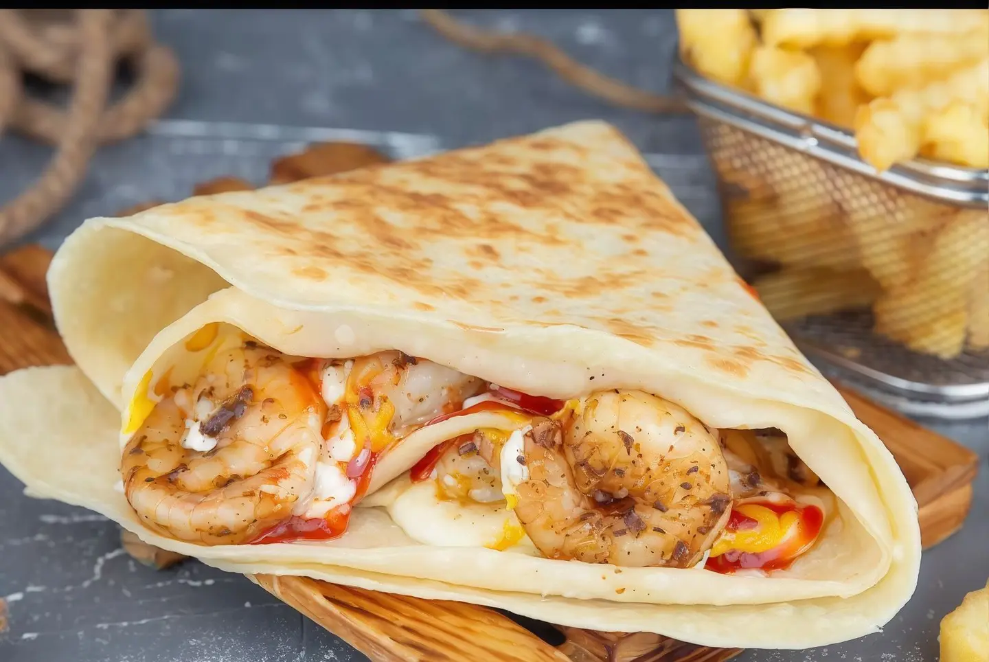 Shrimp Crepe