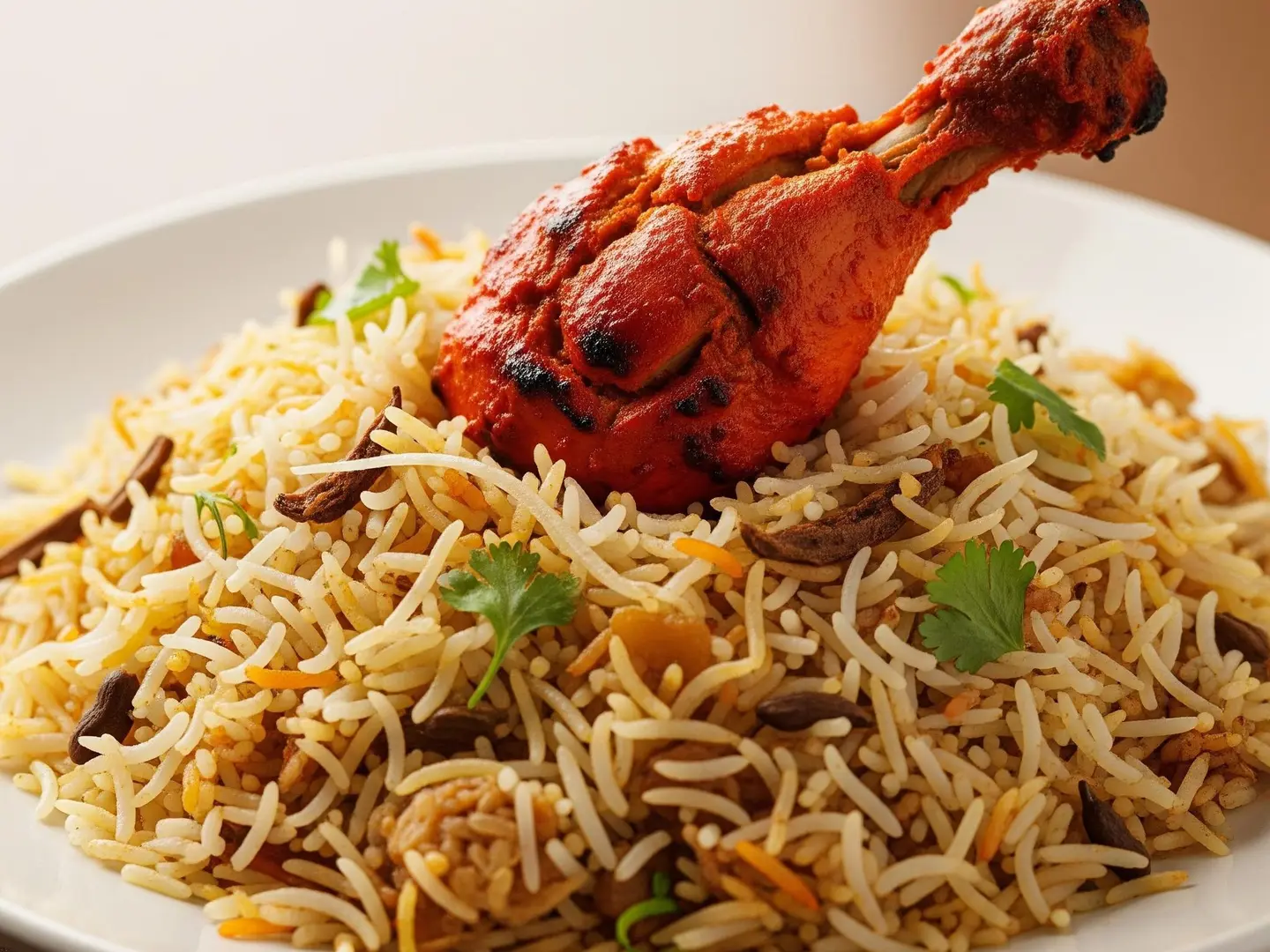 برياني مع دجاج تيكا
