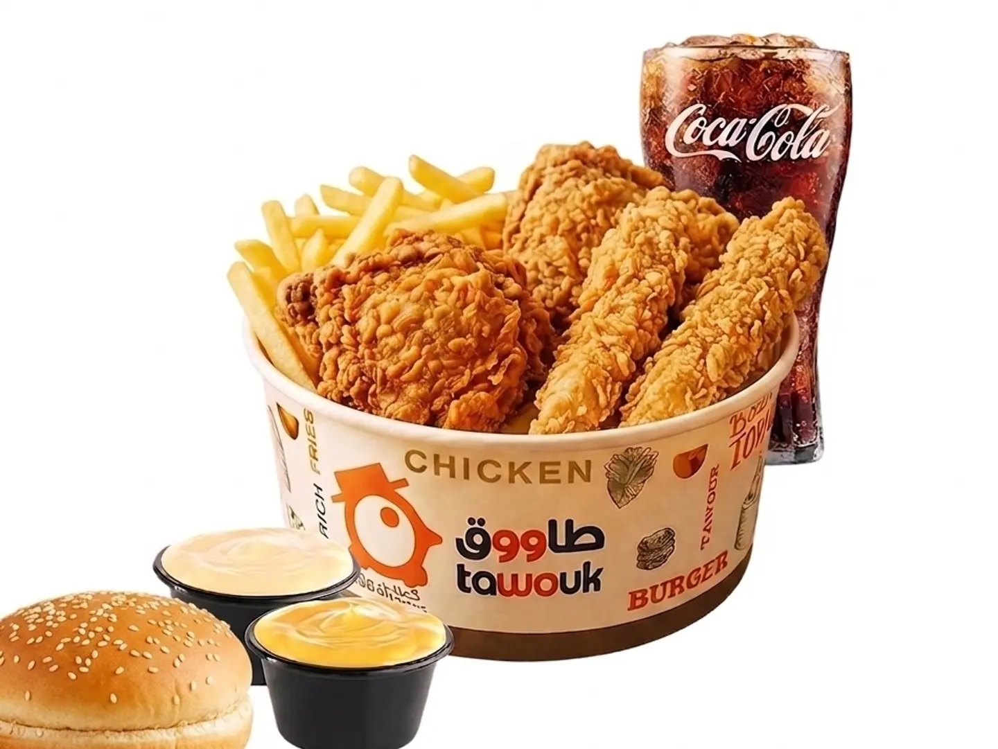 بلاتر دجاج وجبة