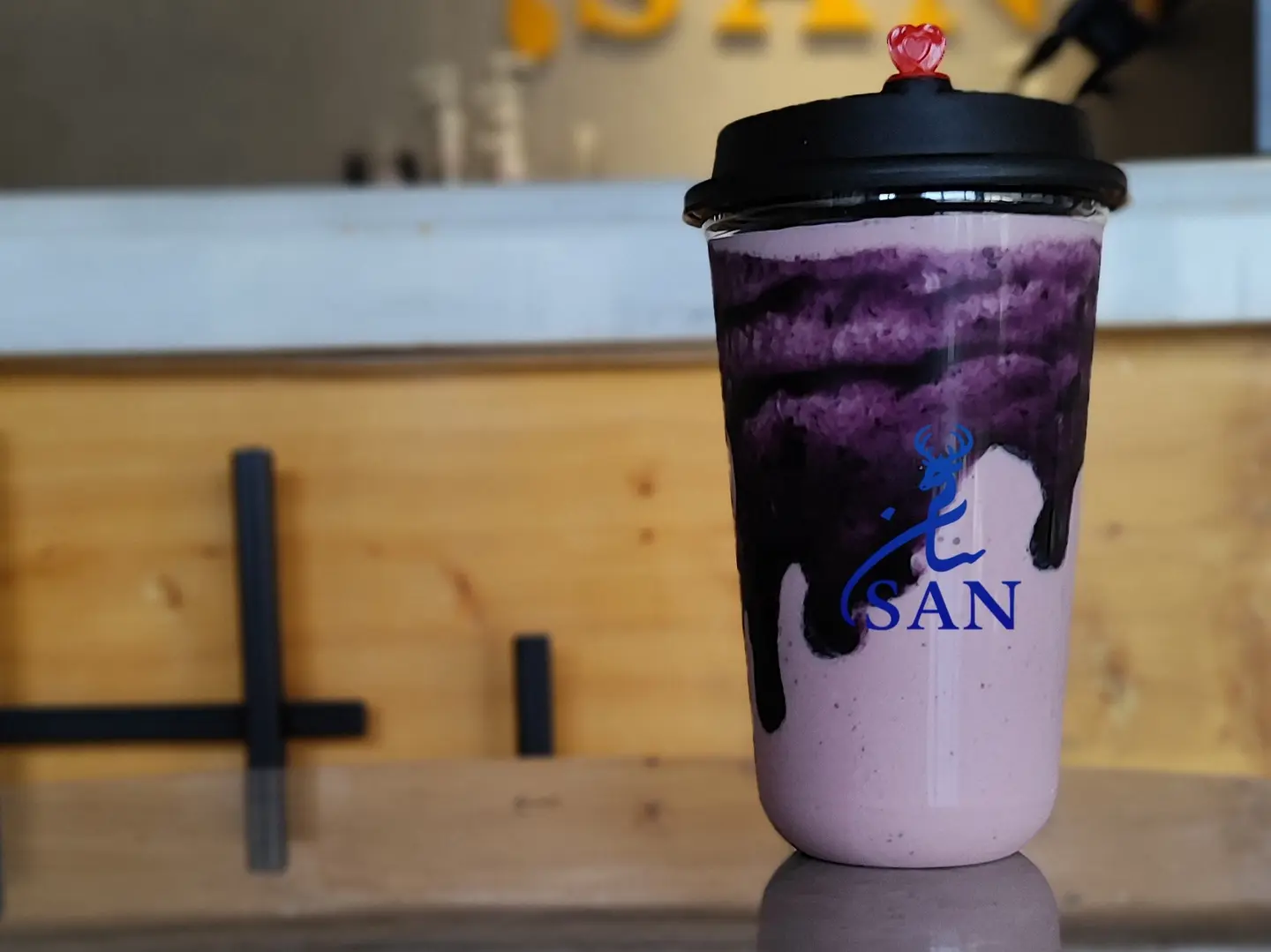 Blueberry Milkshake