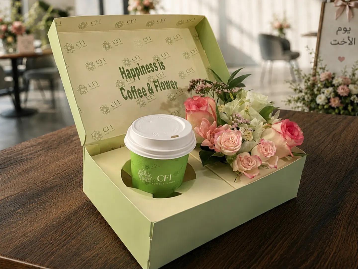 Sister S Day Coffee & Flowers Box