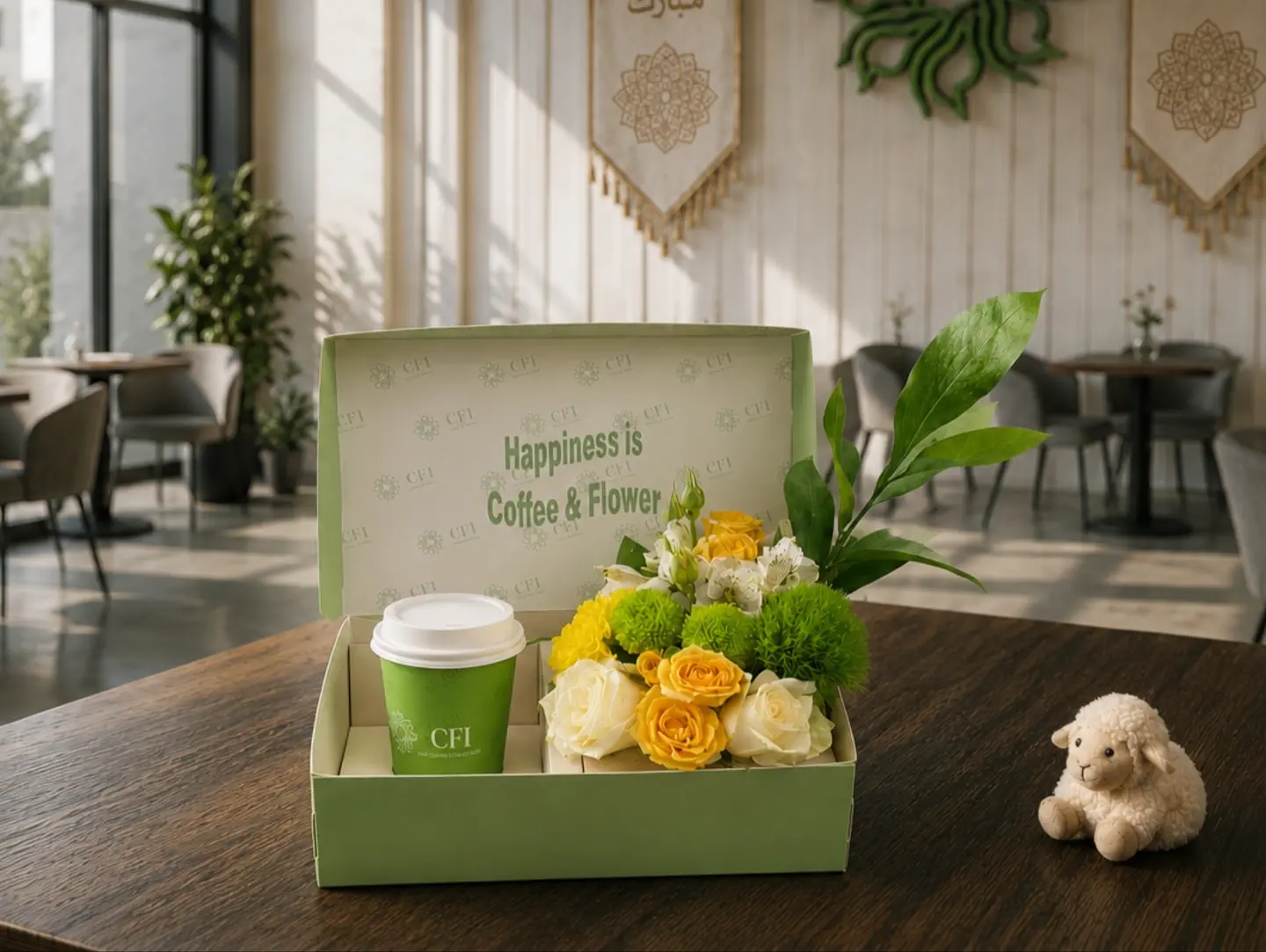 Eid Al Adha Box Coffee & Flower