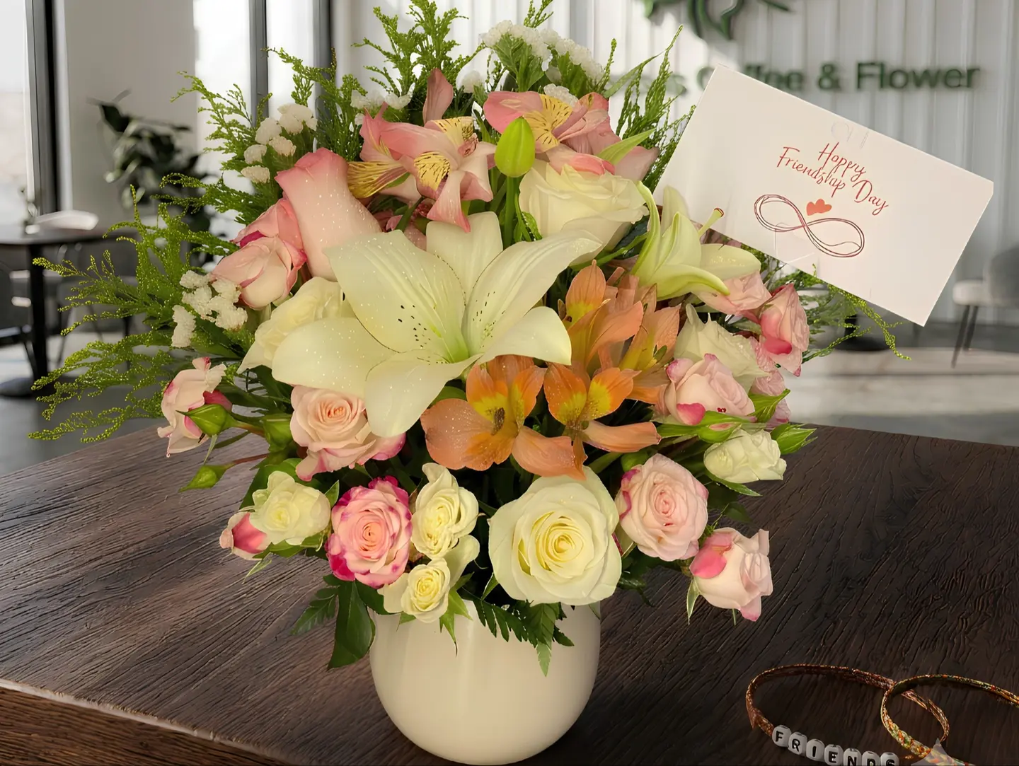 Friendship Day Flower Vase