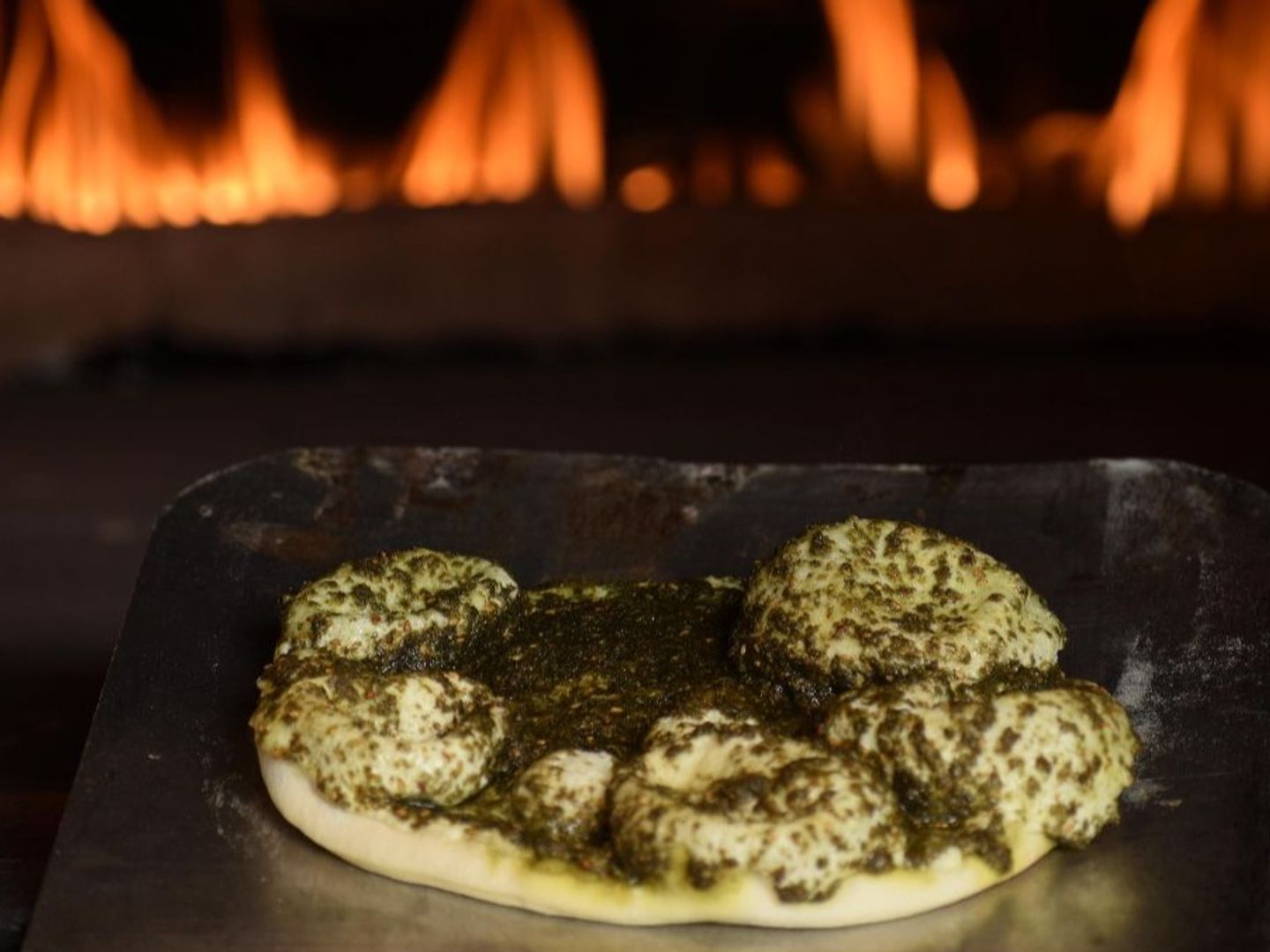 فطيرة لبنة بالزعتر