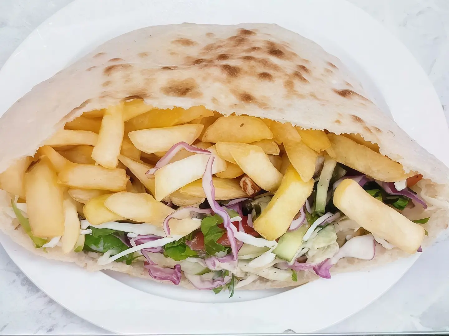 ساندوتش بطاطا مقلية بالجبن