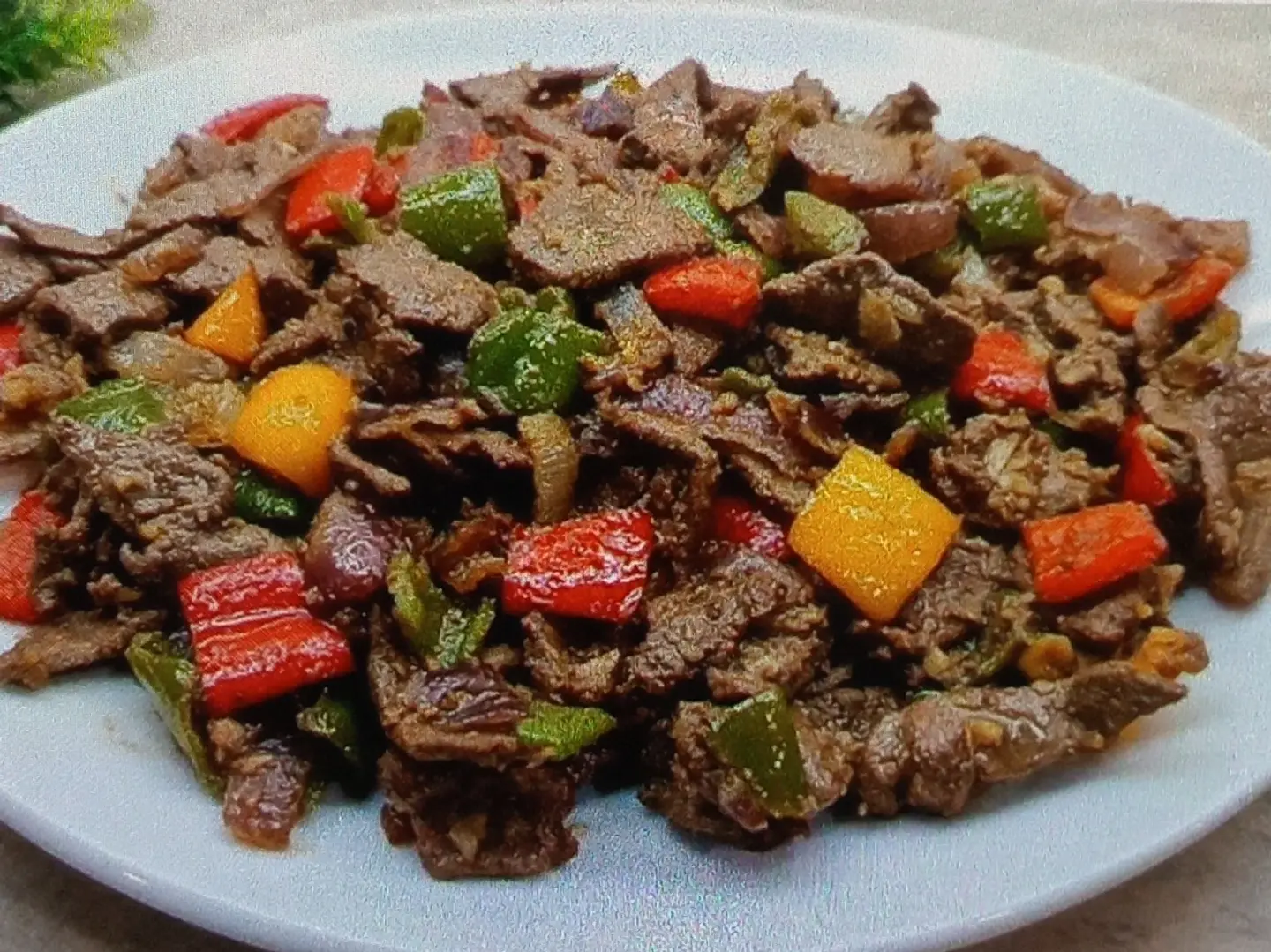 طبق كبدة صغير