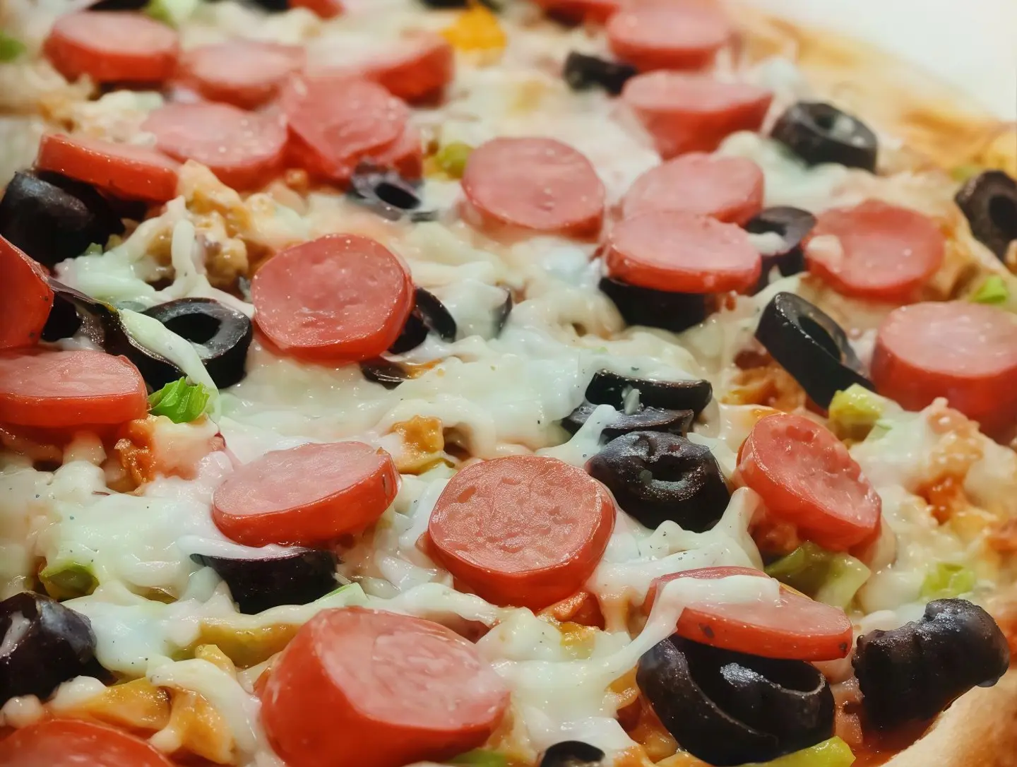 بيتزا نقانق صغيرة