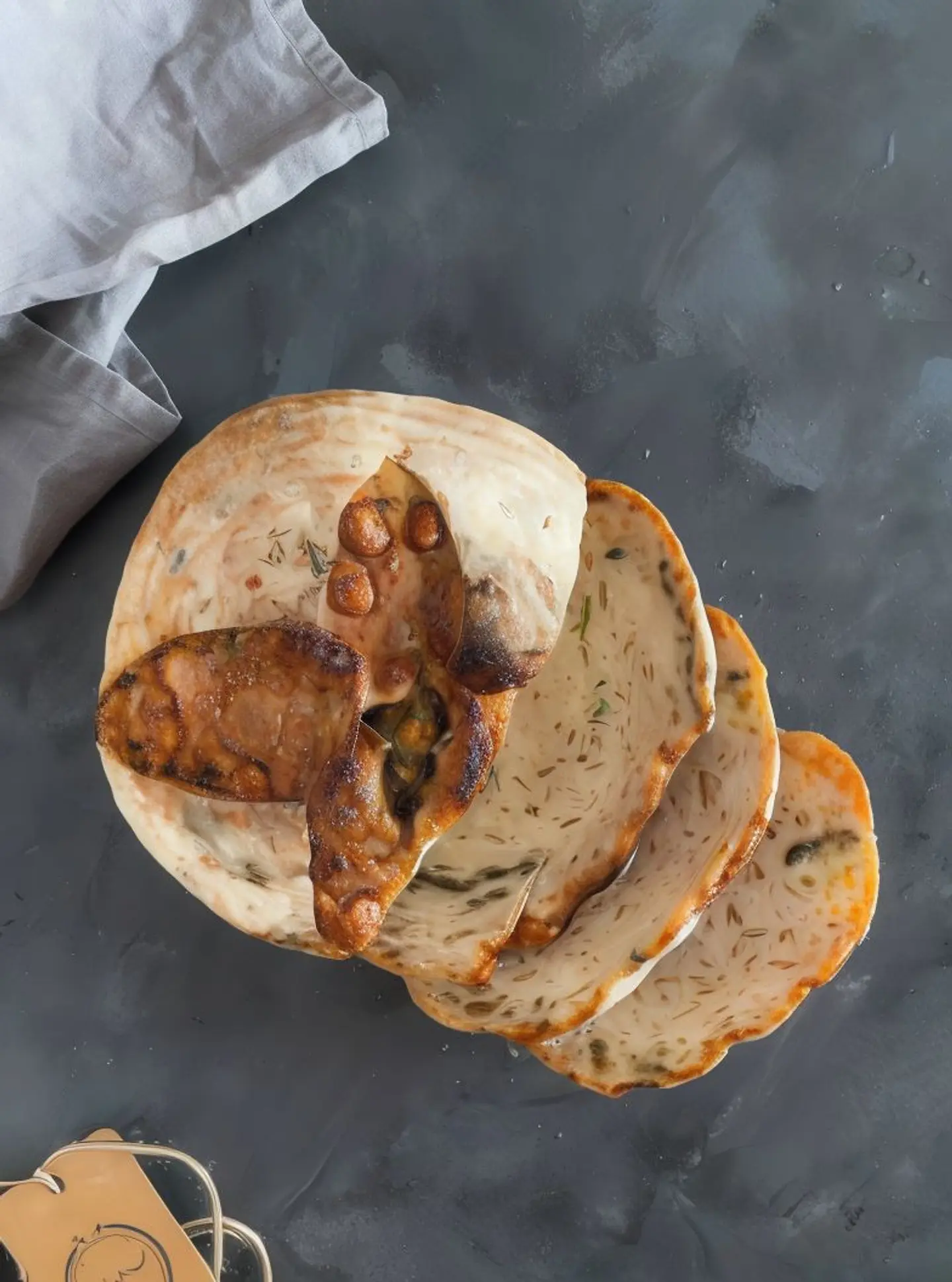 خبز بالنعناع
