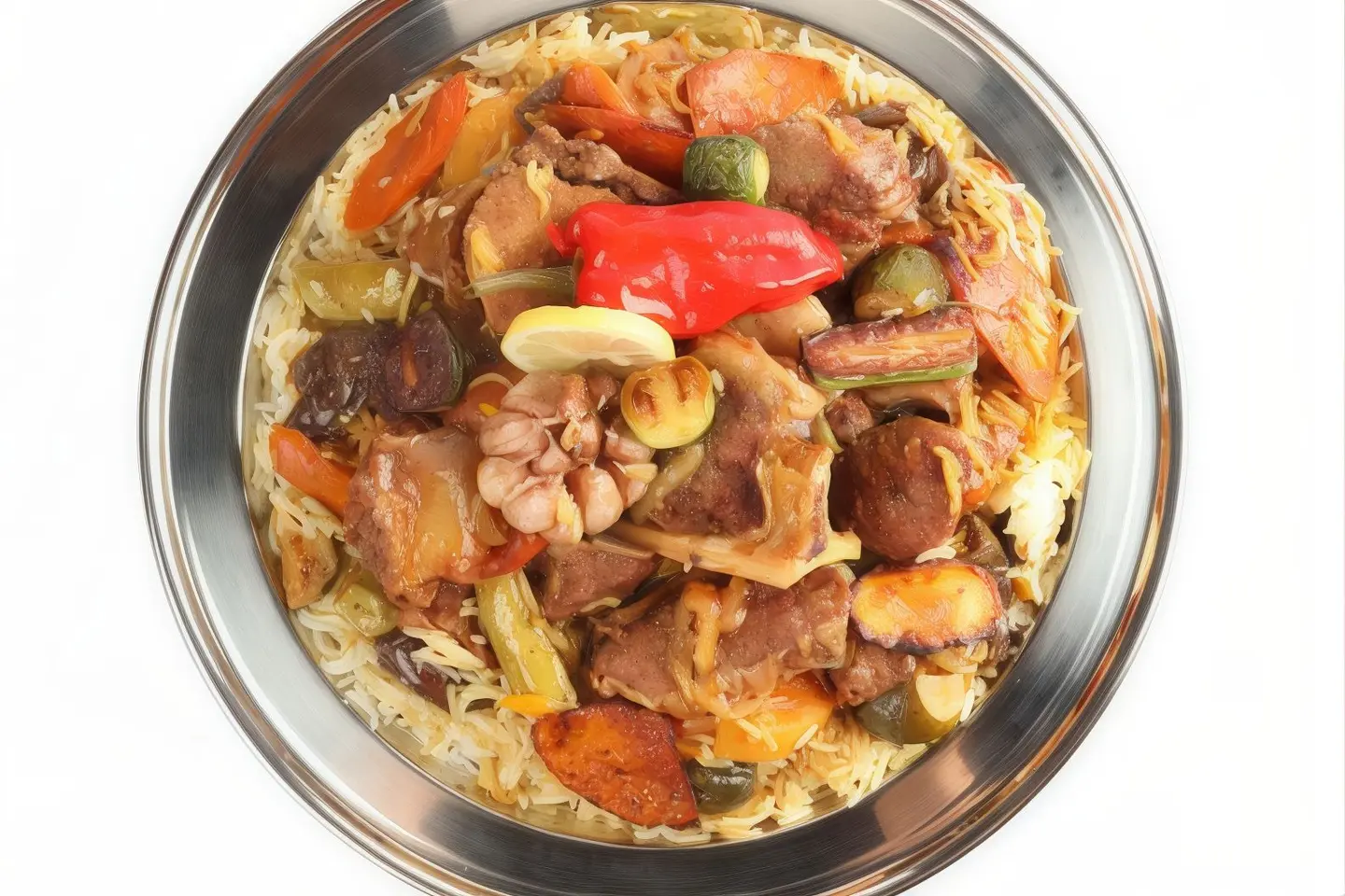 مقلوبة لحم حاشي طازج - وسط