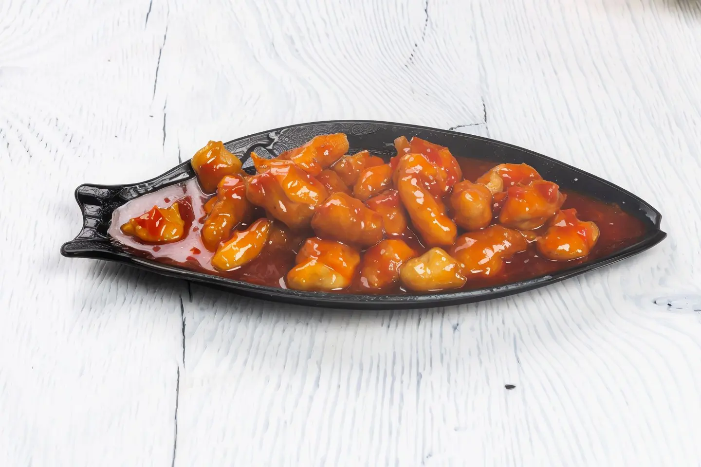 دجاج صيني بالخضار حلو