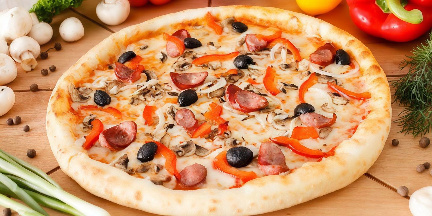 بيتزا دجاج - حجم كبير