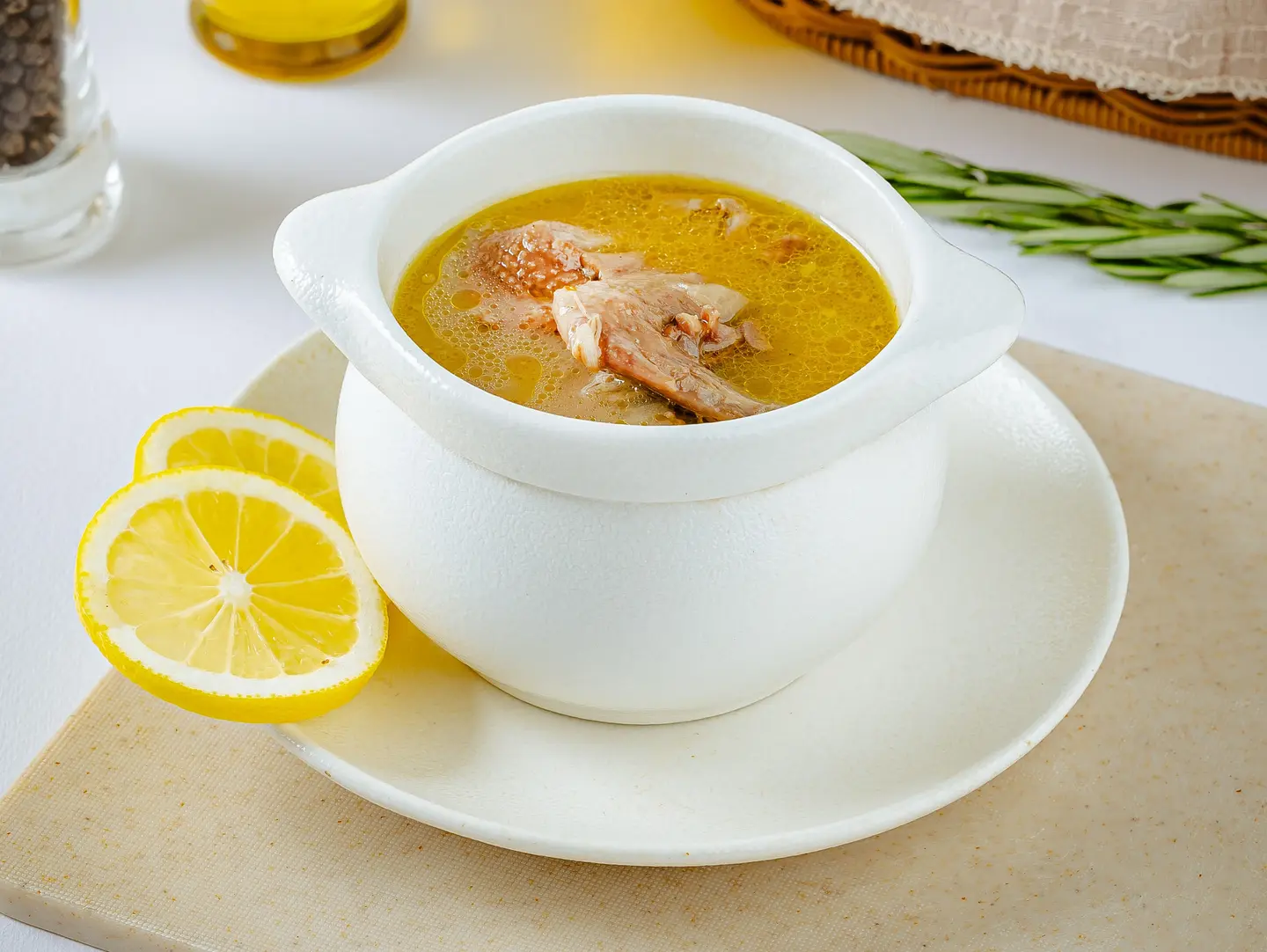 Pigeons Grits Soup