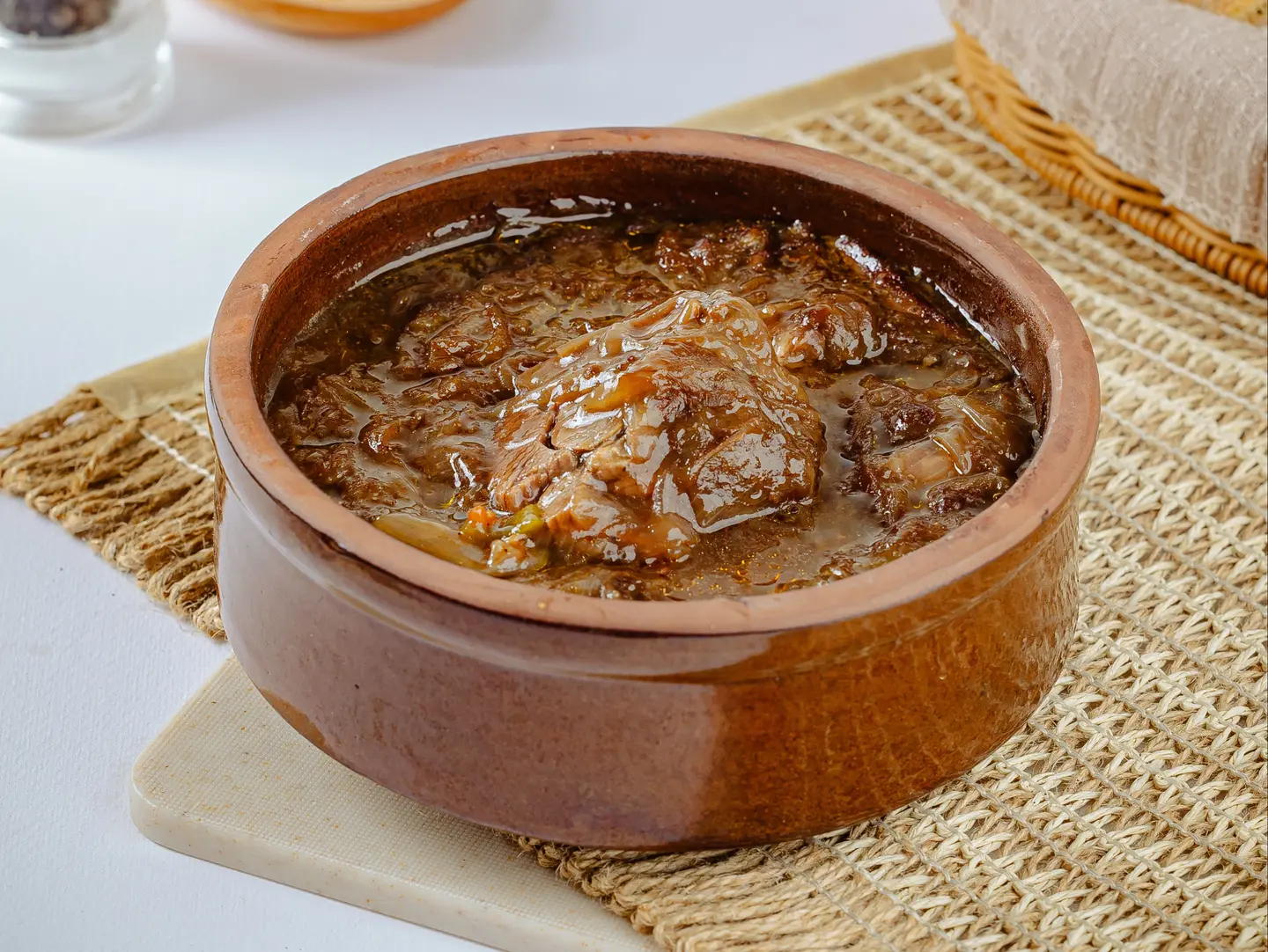 Onion With Meat Tagine