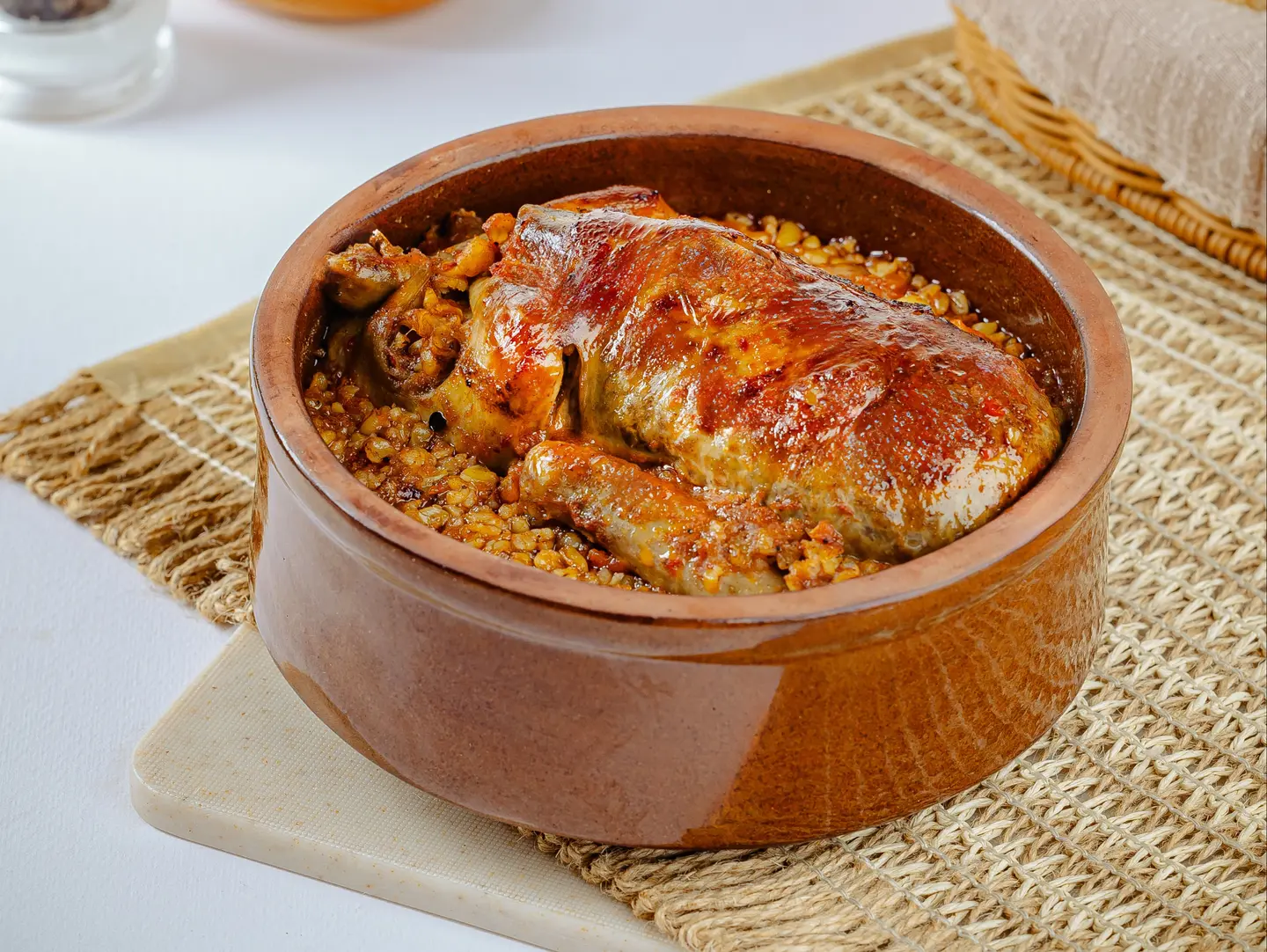 Pigeon Grits Tagine