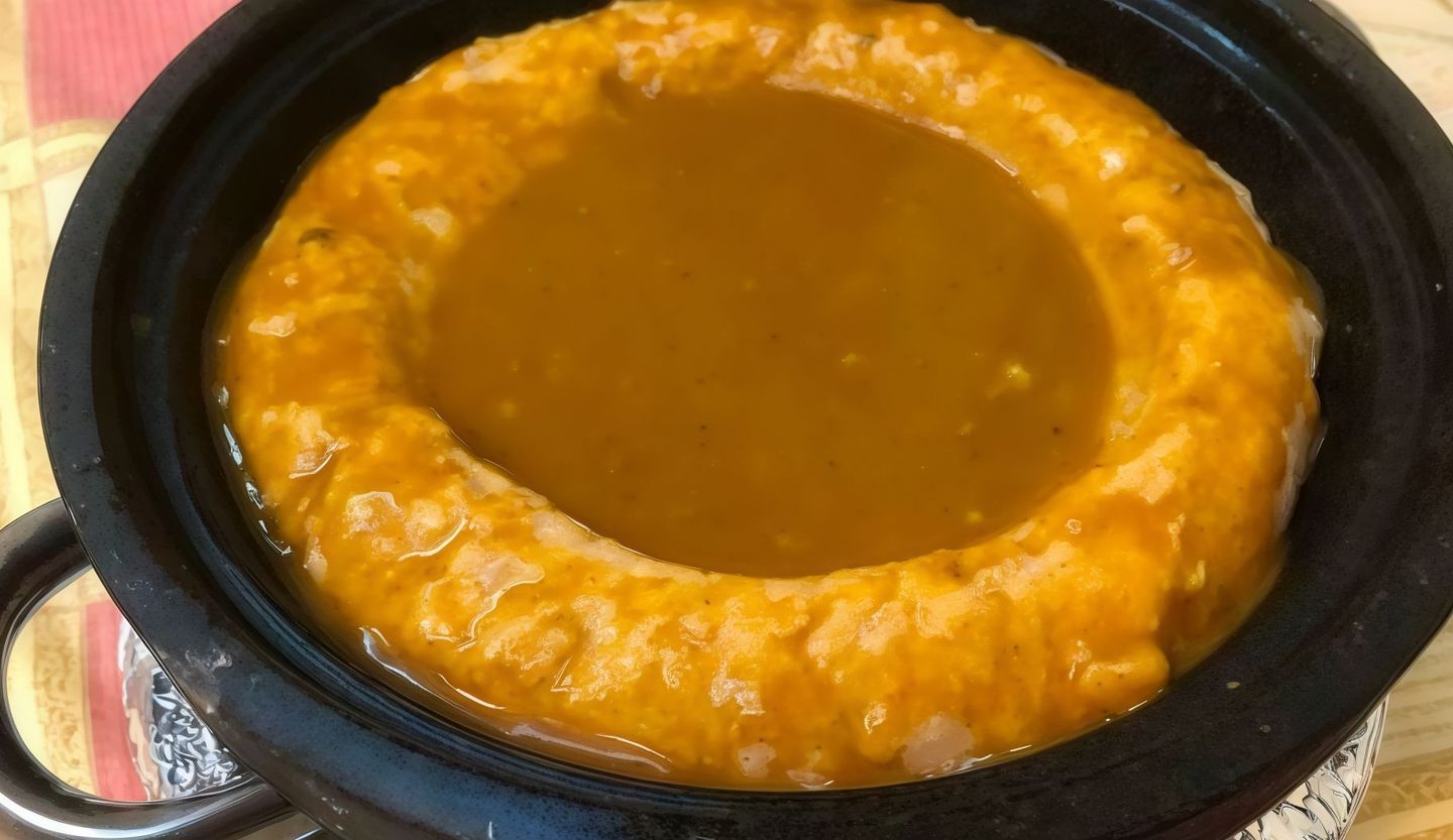 عصيدة مع المرق