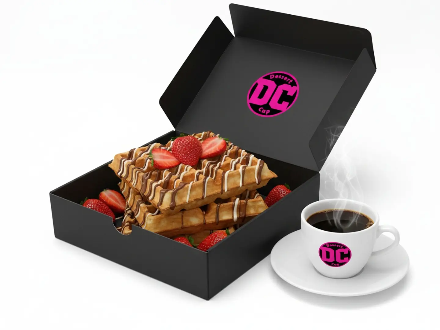 Double Waffle Chocolate And Coffee Sanctuary