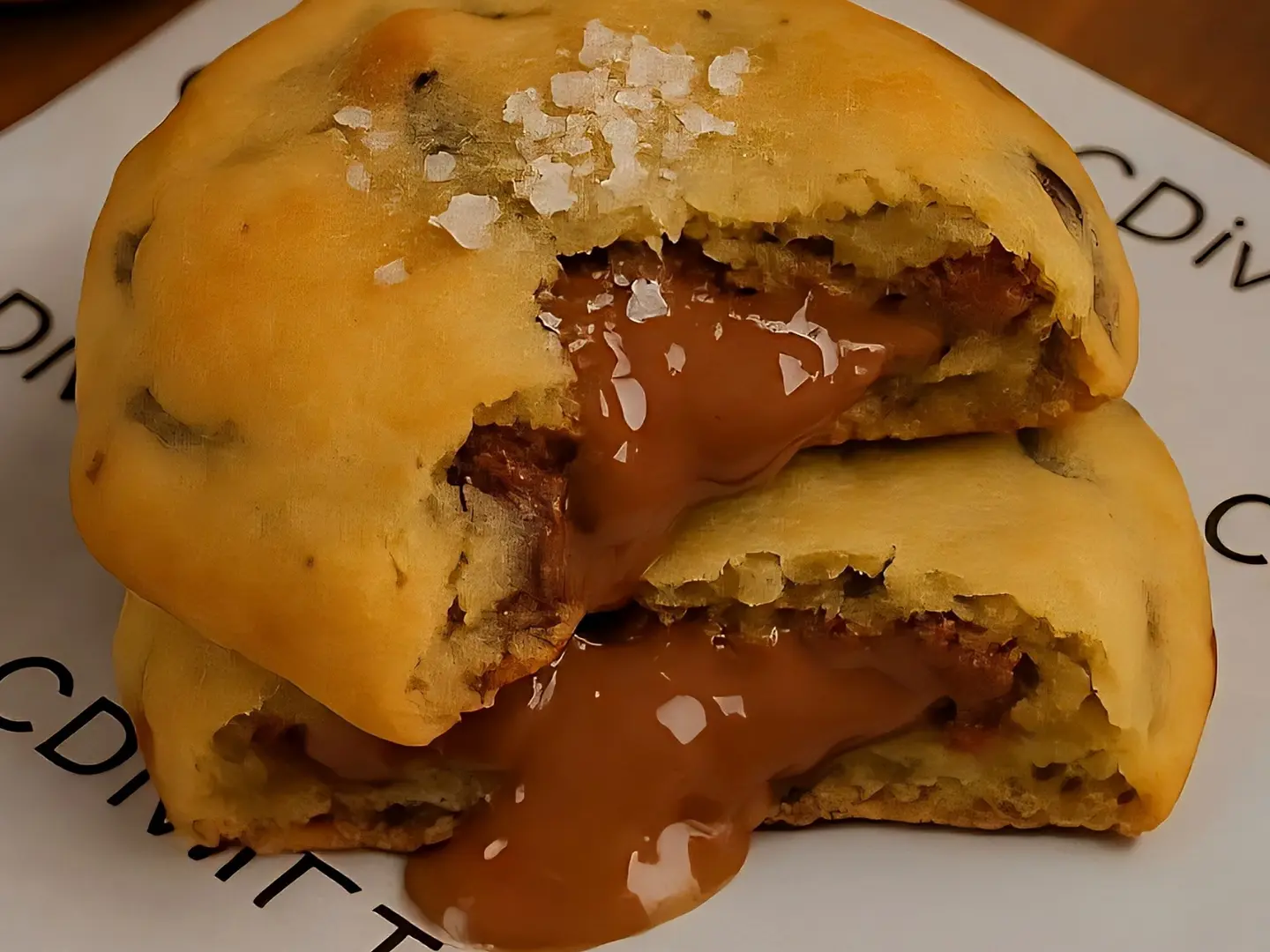 3 Pieces Of Cookies Salted With Belgian Chocolate
