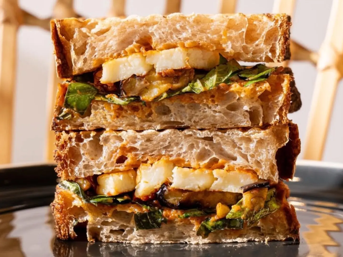Halloumi Sourdough Sandwiches